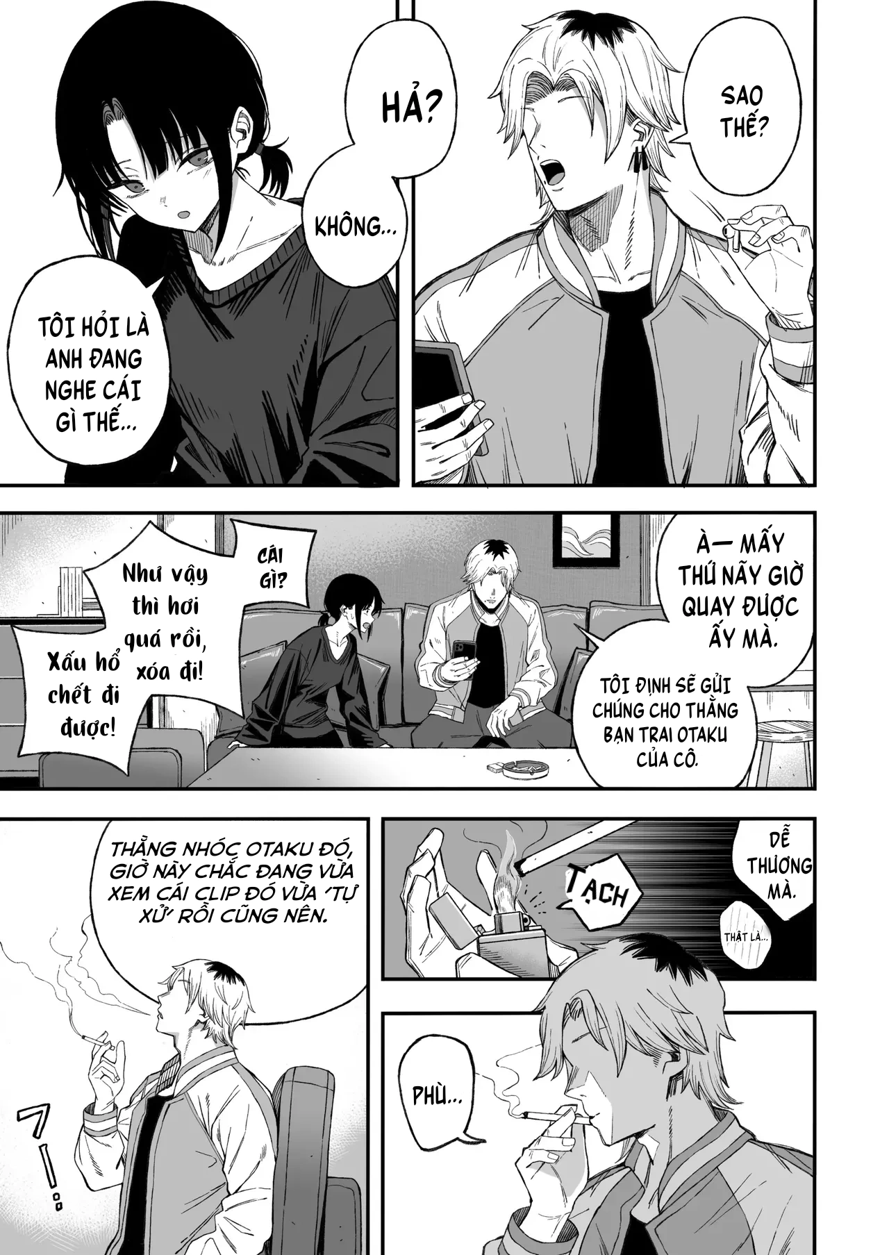 HentaiVN.net - Ảnh 3 - Yofukashi no Heya Netori Otoko o Mesu ni suru - Chap 1