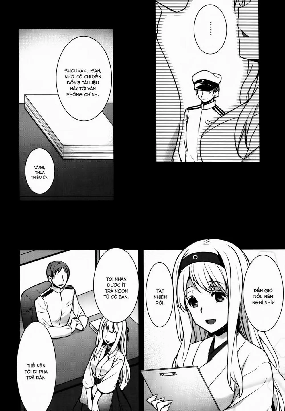 HentaiVN.net - Ảnh 4 - Seisai Kuubo Ga Netoraremashite ~Shoukaku Hen~ (Kancolle) - Chap 1
