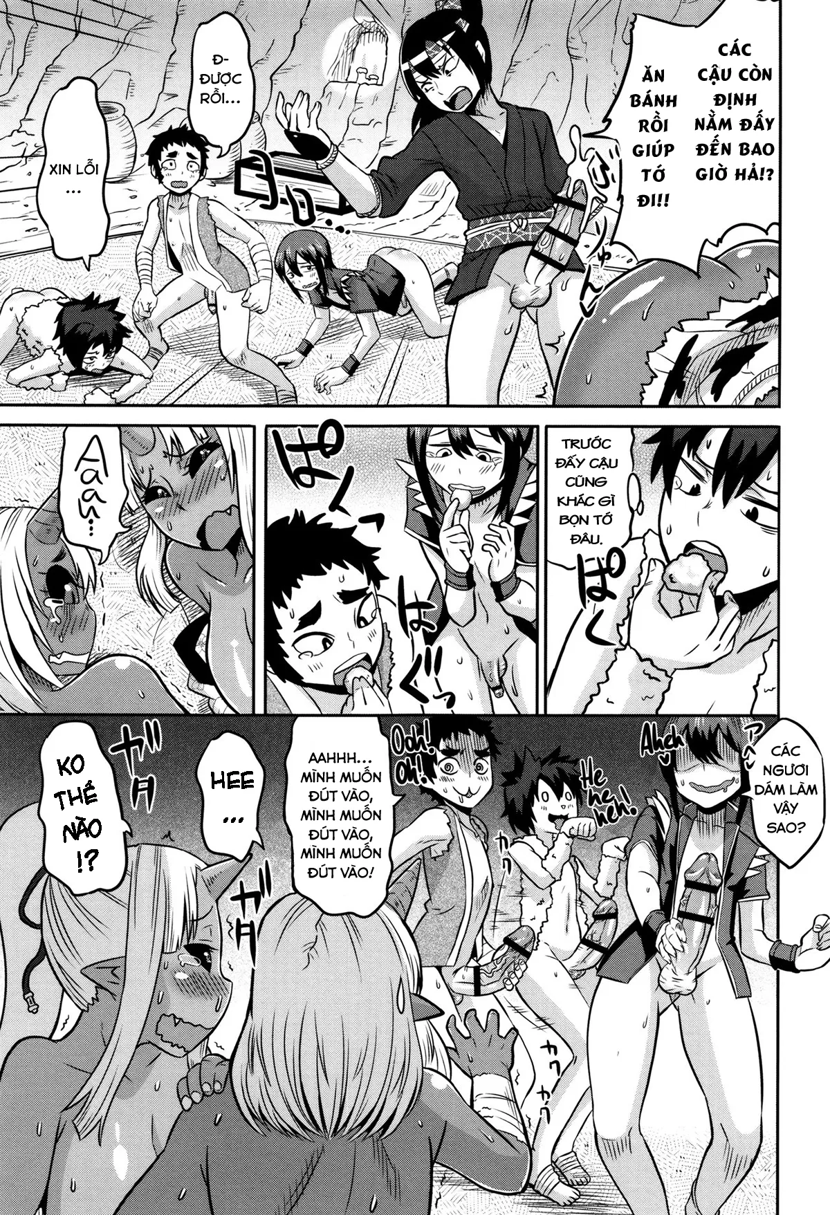 HentaiVN.net - Ảnh 21 - Cậu bé quả đào [Peach Hero!] - Chap 1