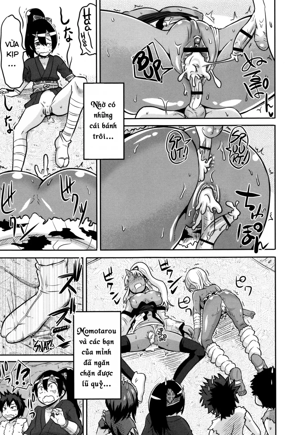 HentaiVN.net - Ảnh 25 - Cậu bé quả đào [Peach Hero!] - Chap 1