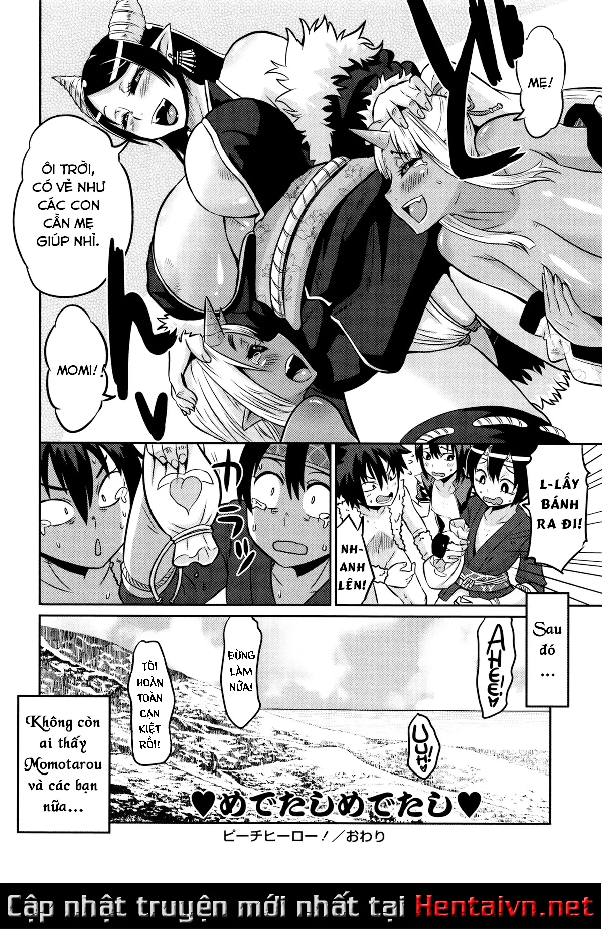 HentaiVN.net - Ảnh 26 - Cậu bé quả đào [Peach Hero!] - Chap 1