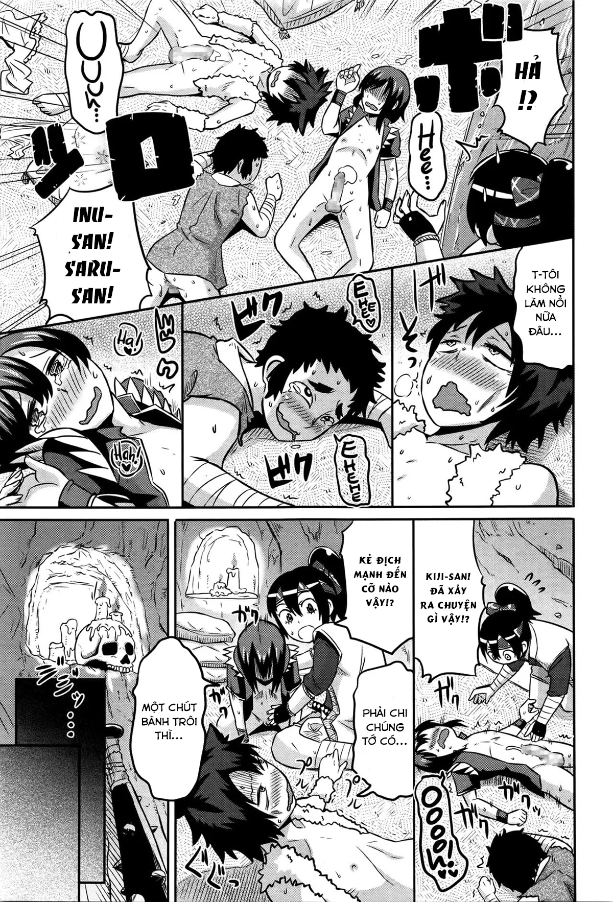 HentaiVN.net - Ảnh 5 - Cậu bé quả đào [Peach Hero!] - Chap 1