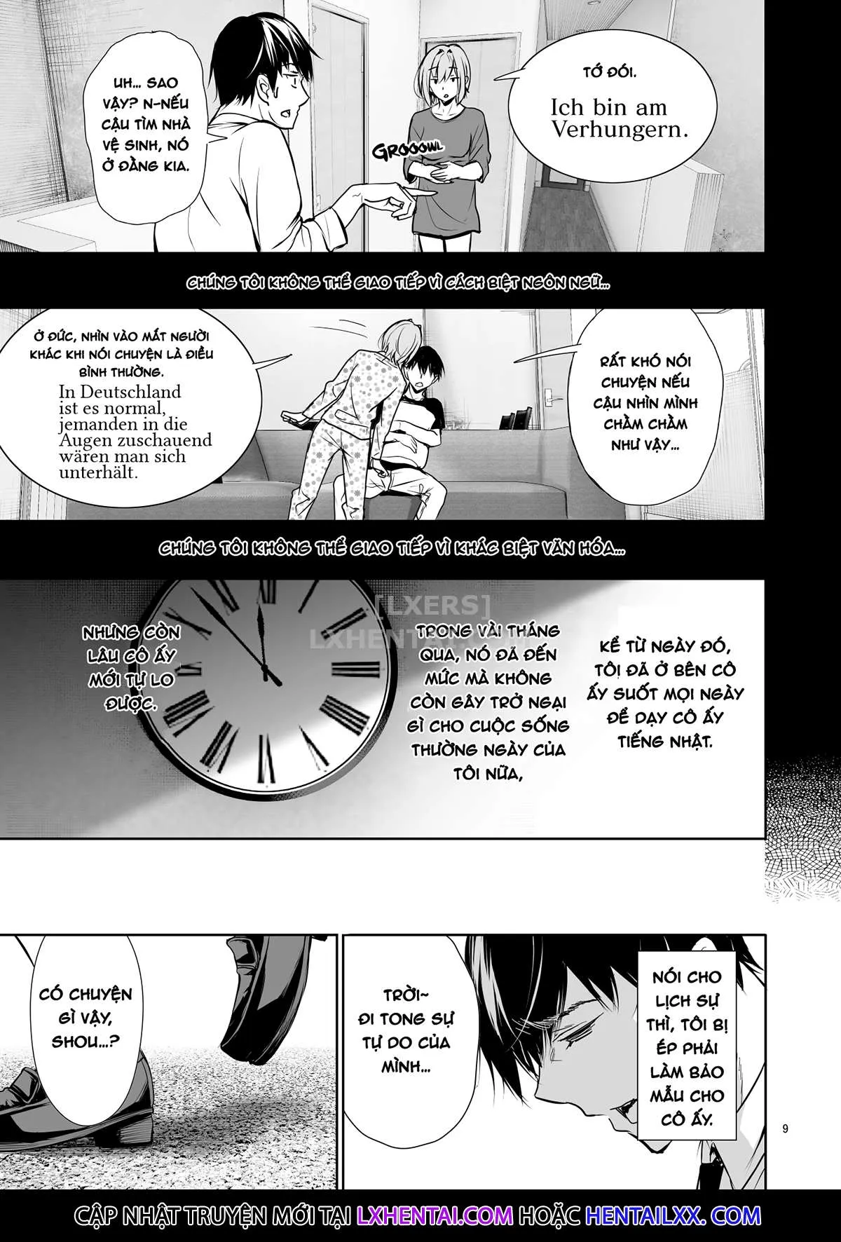 HentaiVN.net - Ảnh 12 - Homestay-chu no Doitsu Musume ga Issho ni Furo ni Haitte Kuru Wak [The Reason Why a German Girl Takes a Bath Together] - Chap 1