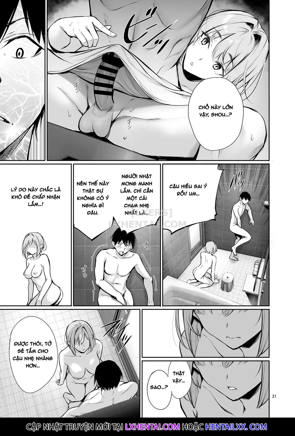 HentaiVN.net - Ảnh 24 - Homestay-chu no Doitsu Musume ga Issho ni Furo ni Haitte Kuru Wak [The Reason Why a German Girl Takes a Bath Together] - Chap 1