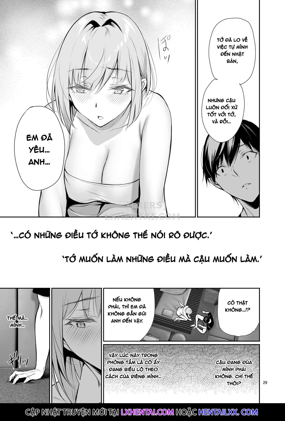 HentaiVN.net - Ảnh 32 - Homestay-chu no Doitsu Musume ga Issho ni Furo ni Haitte Kuru Wak [The Reason Why a German Girl Takes a Bath Together] - Chap 1