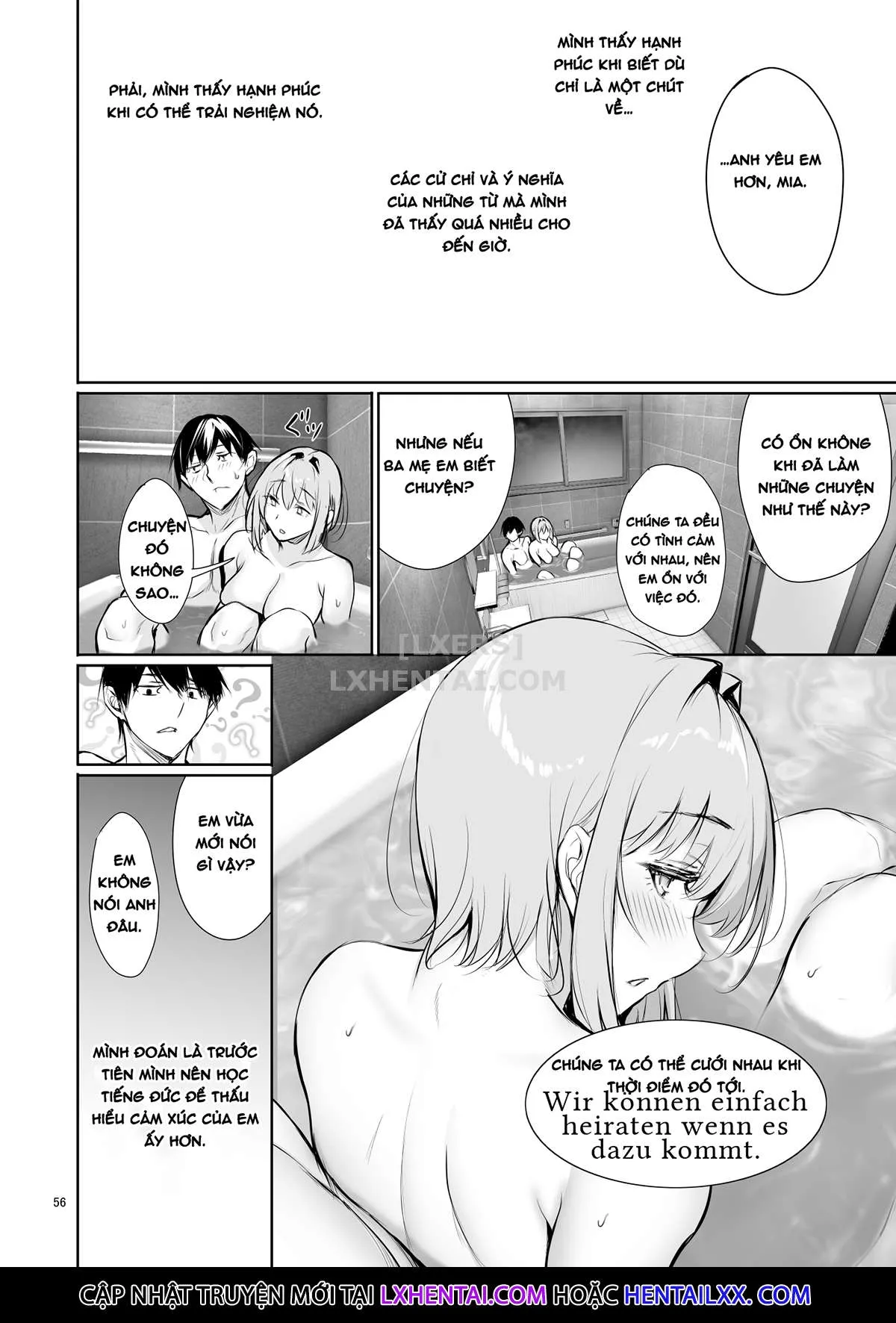 HentaiVN.net - Ảnh 59 - Homestay-chu no Doitsu Musume ga Issho ni Furo ni Haitte Kuru Wak [The Reason Why a German Girl Takes a Bath Together] - Chap 1