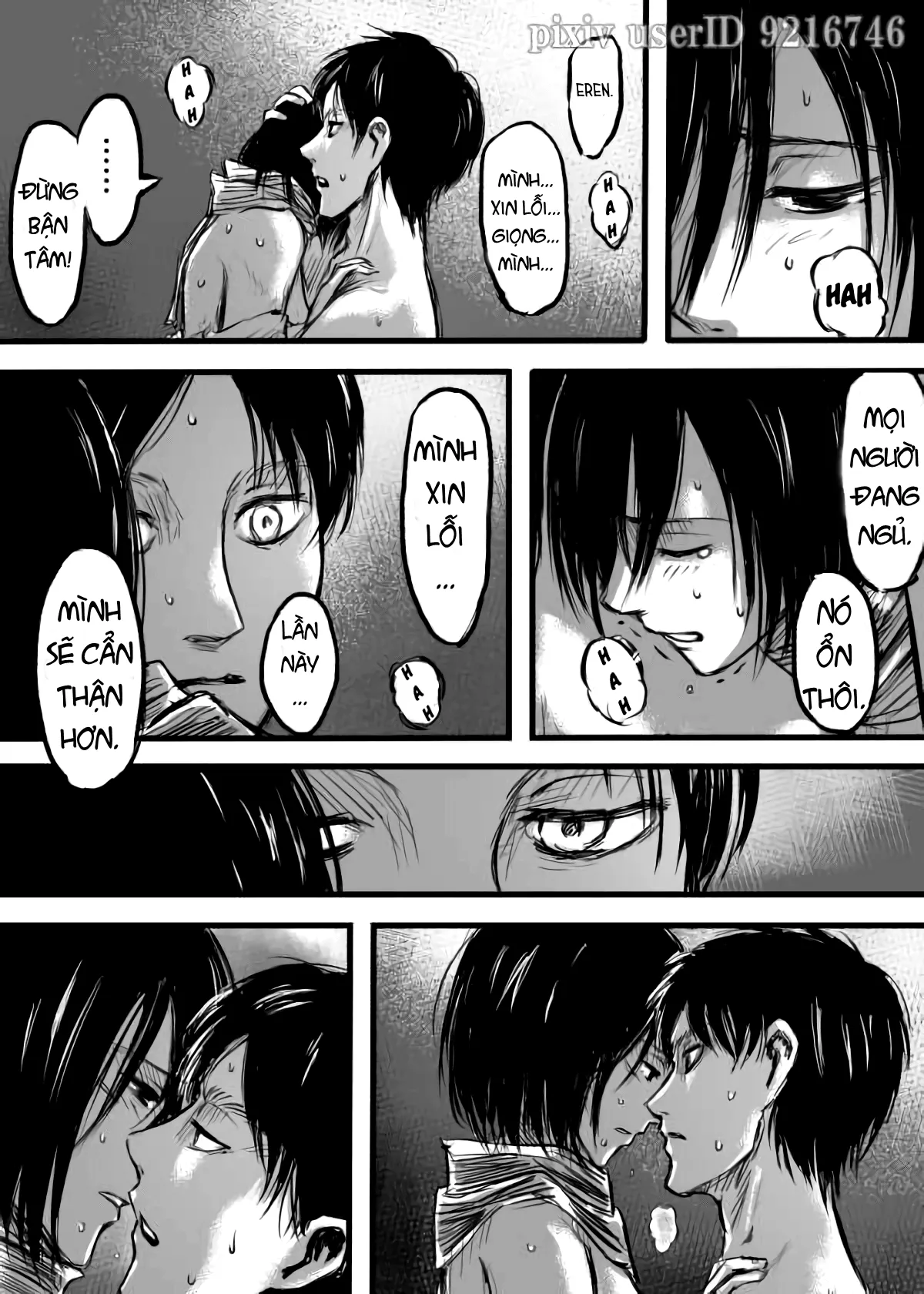 HentaiVN.net - Ảnh 11 - ErenXMikasa 211 (Shingeki no Kyojin) [複製禁止 Reproduction Prohibited] - Chap 1