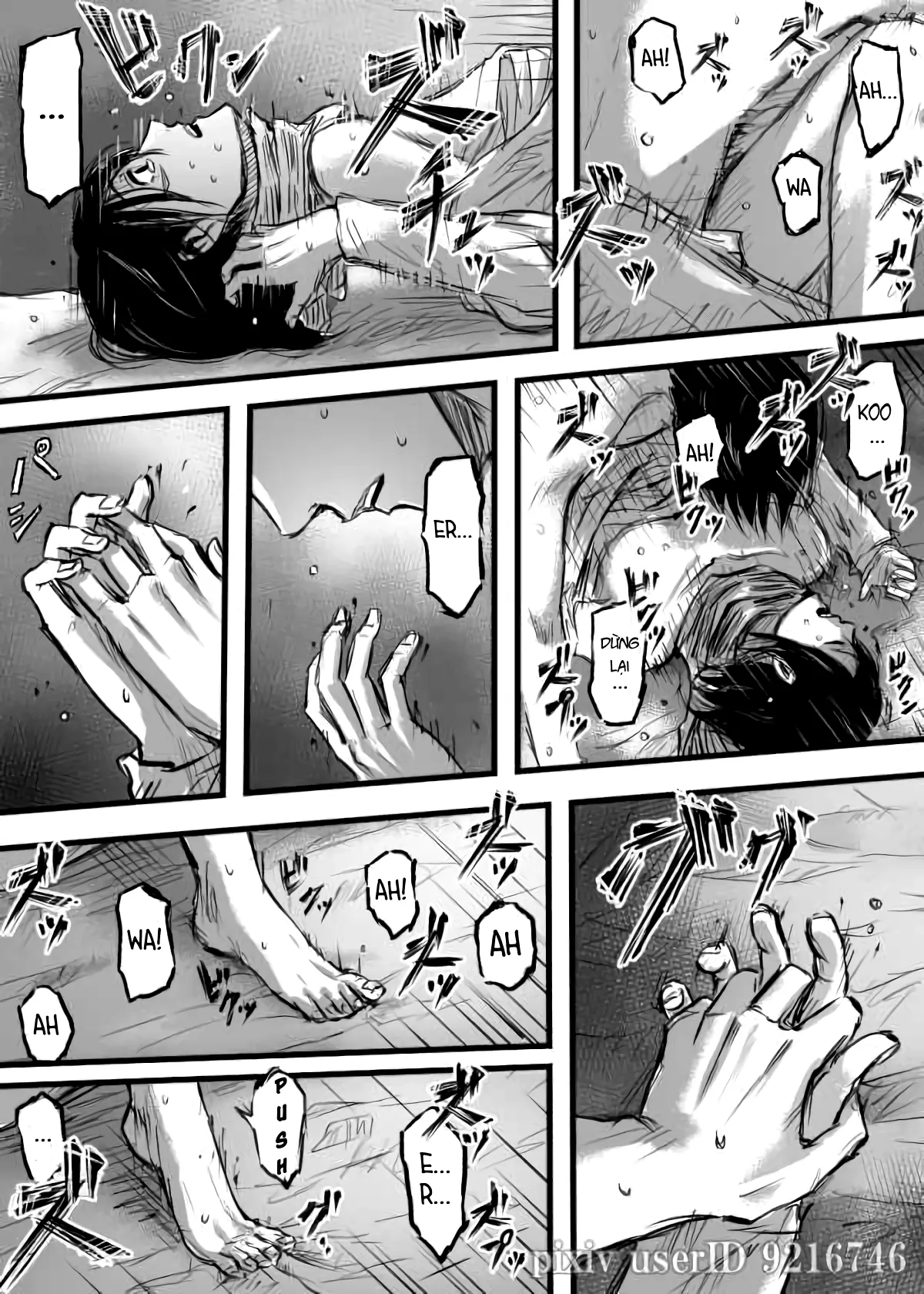 HentaiVN.net - Ảnh 8 - ErenXMikasa 211 (Shingeki no Kyojin) [複製禁止 Reproduction Prohibited] - Chap 1