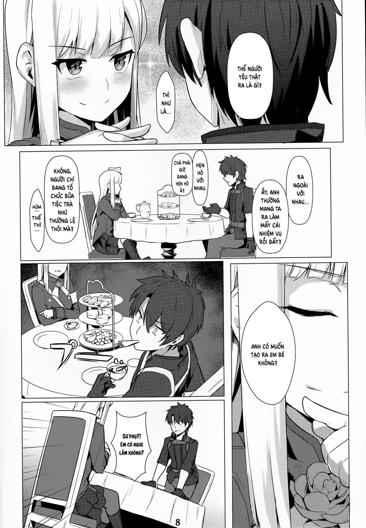 HentaiVN.net - Ảnh 8 - Lady Reines no Manadeshi - Lady Reines's favorite Disciples - Chap 1