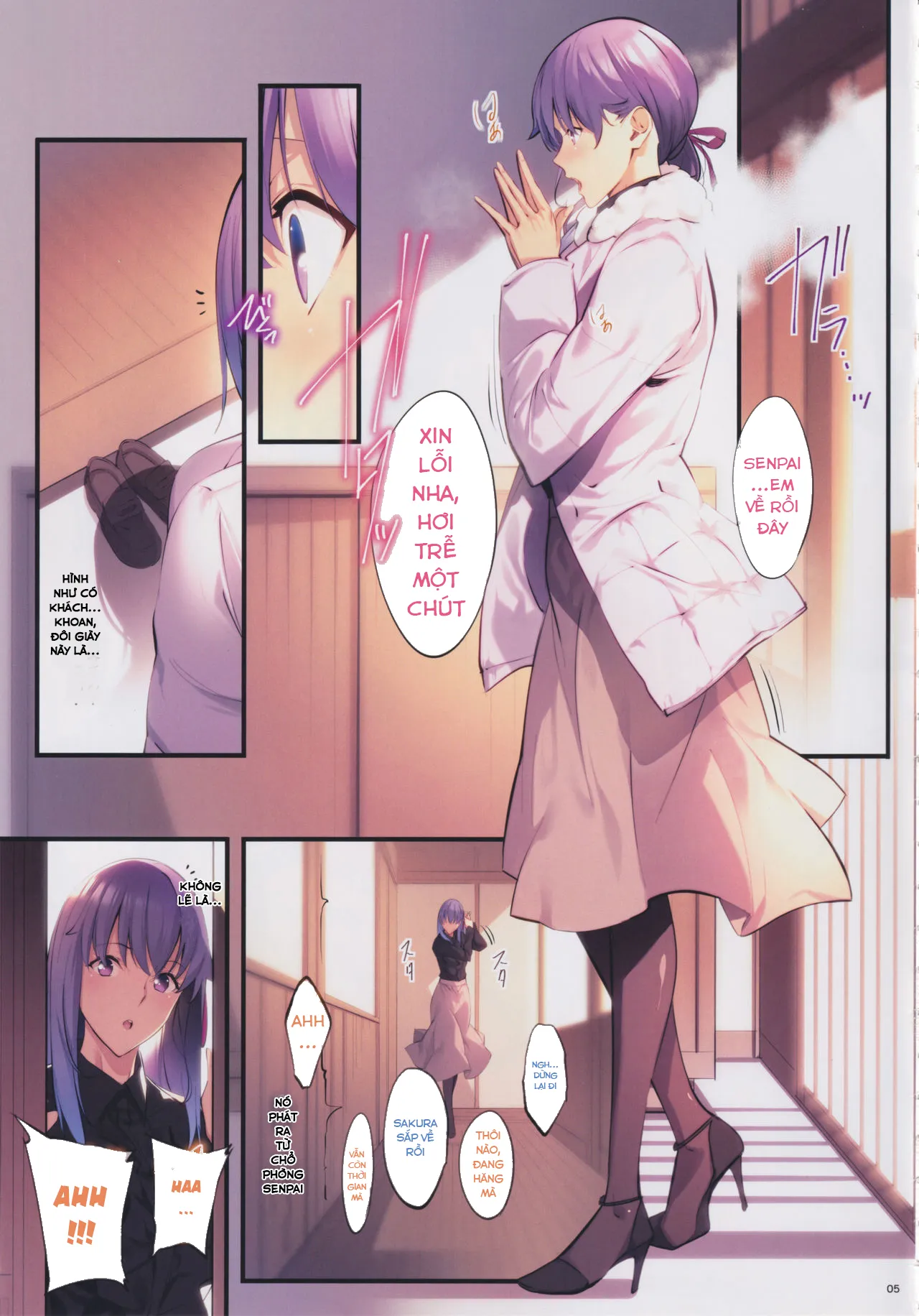 HentaiVN.net - Ảnh 3 - THE BOOK OF SAKURA 4 (Fate/Stay Night) - Chap 1