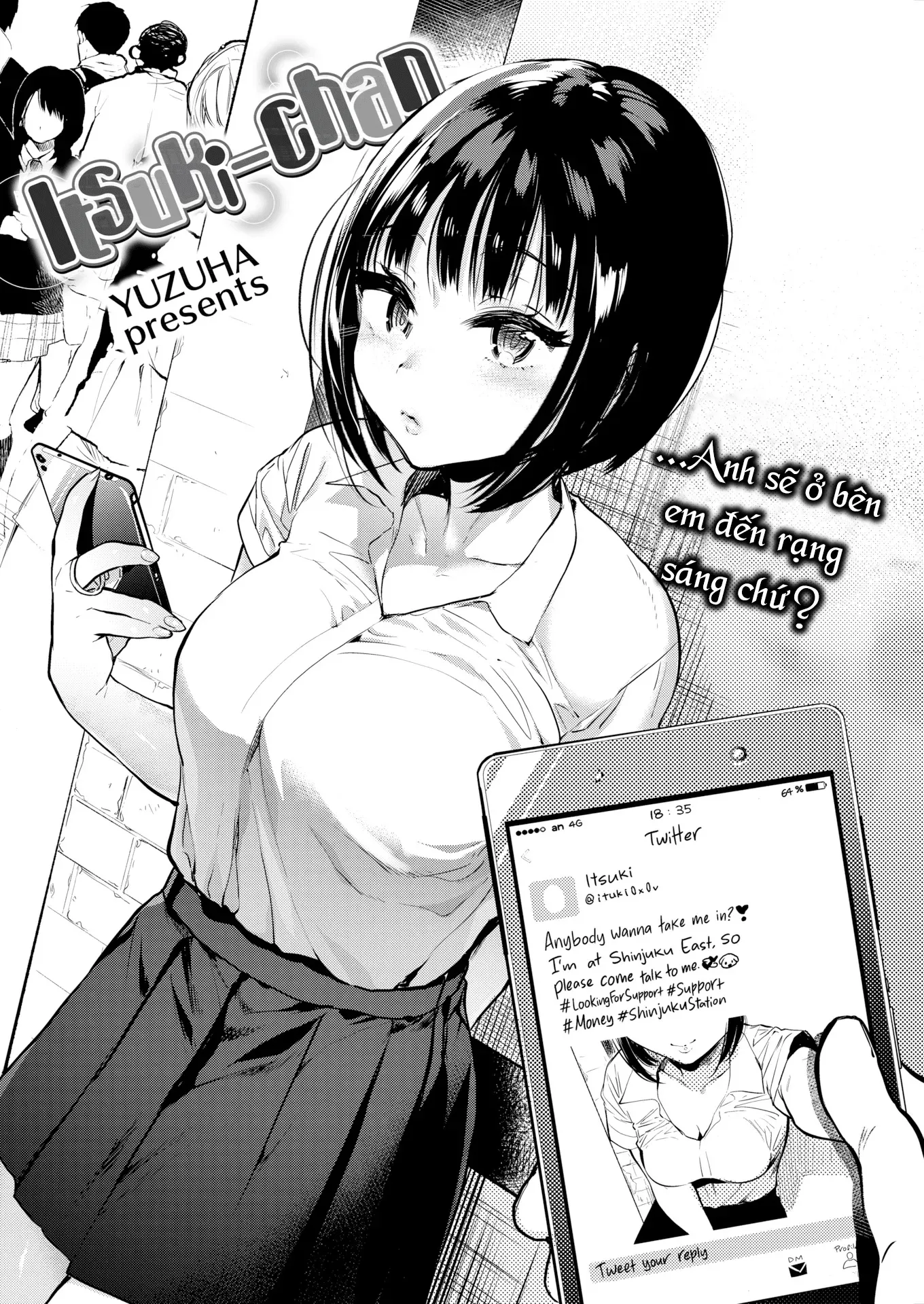 HentaiVN.net - Ảnh 3 - Đứng đợi xe xong, tôi dẫn gái về nhà! [Itsuki-chan] - Chap 1