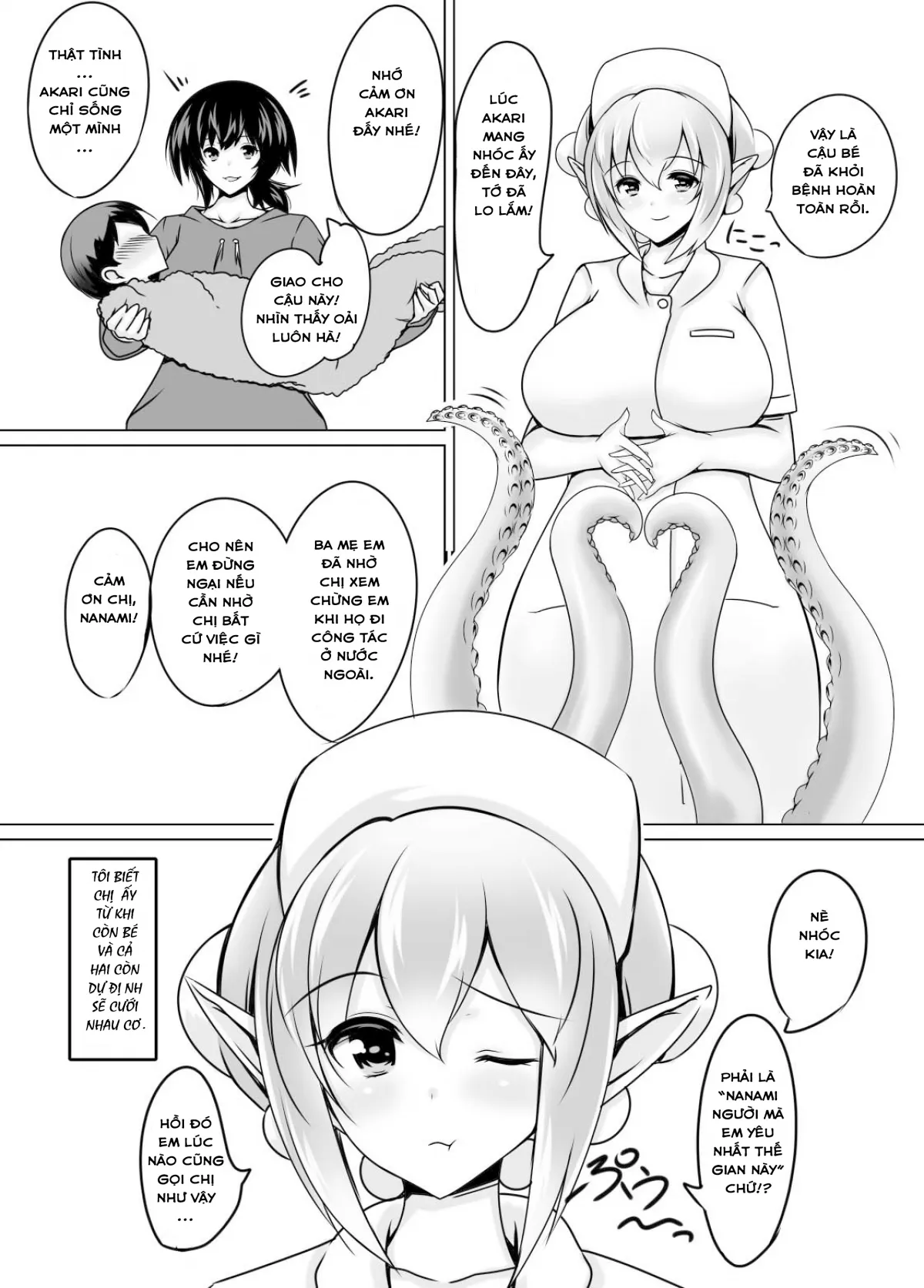 HentaiVN.net - Ảnh 4 - Bệnh Viện Của Scylla! [Scylla Hospital] - Chap 1