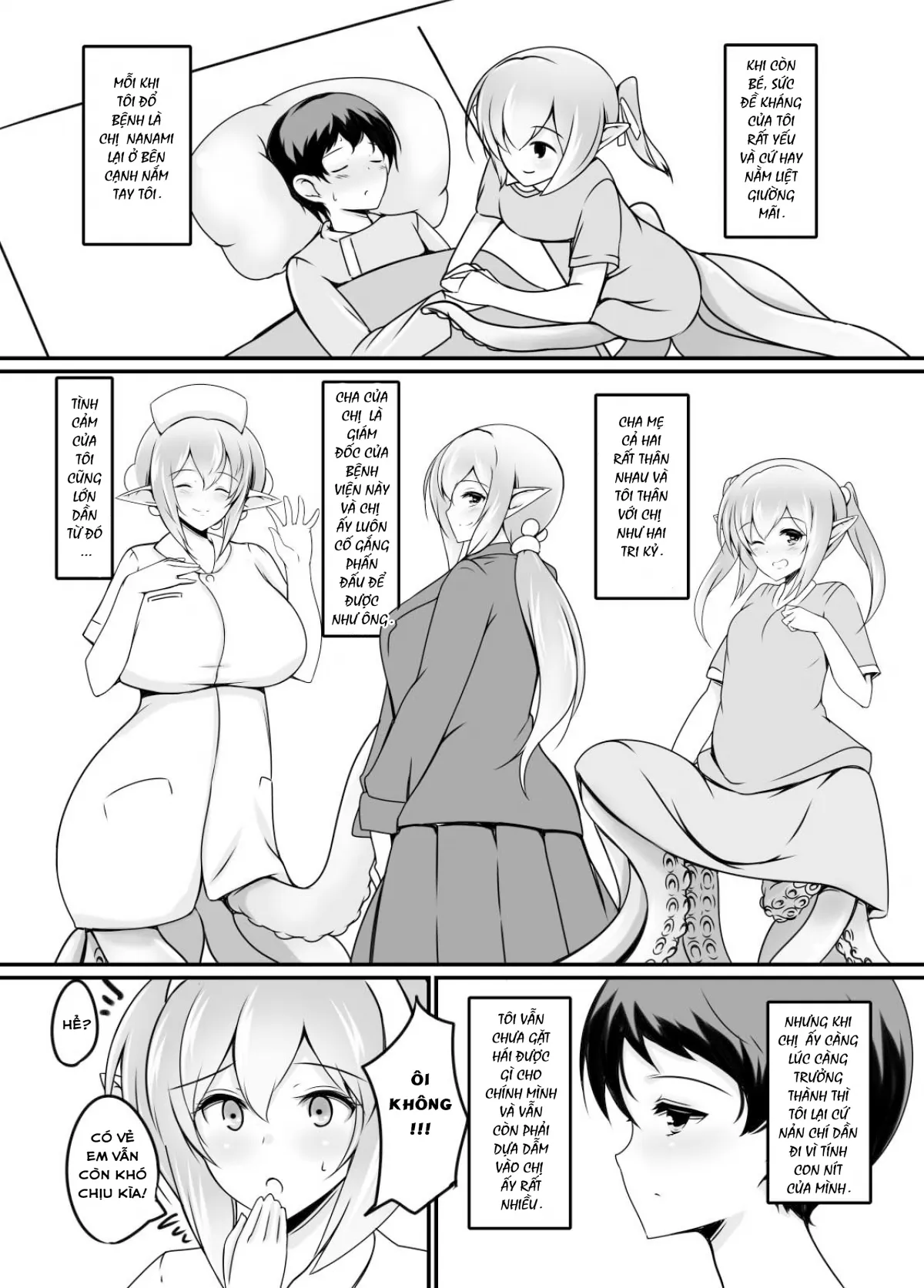 HentaiVN.net - Ảnh 5 - Bệnh Viện Của Scylla! [Scylla Hospital] - Chap 1
