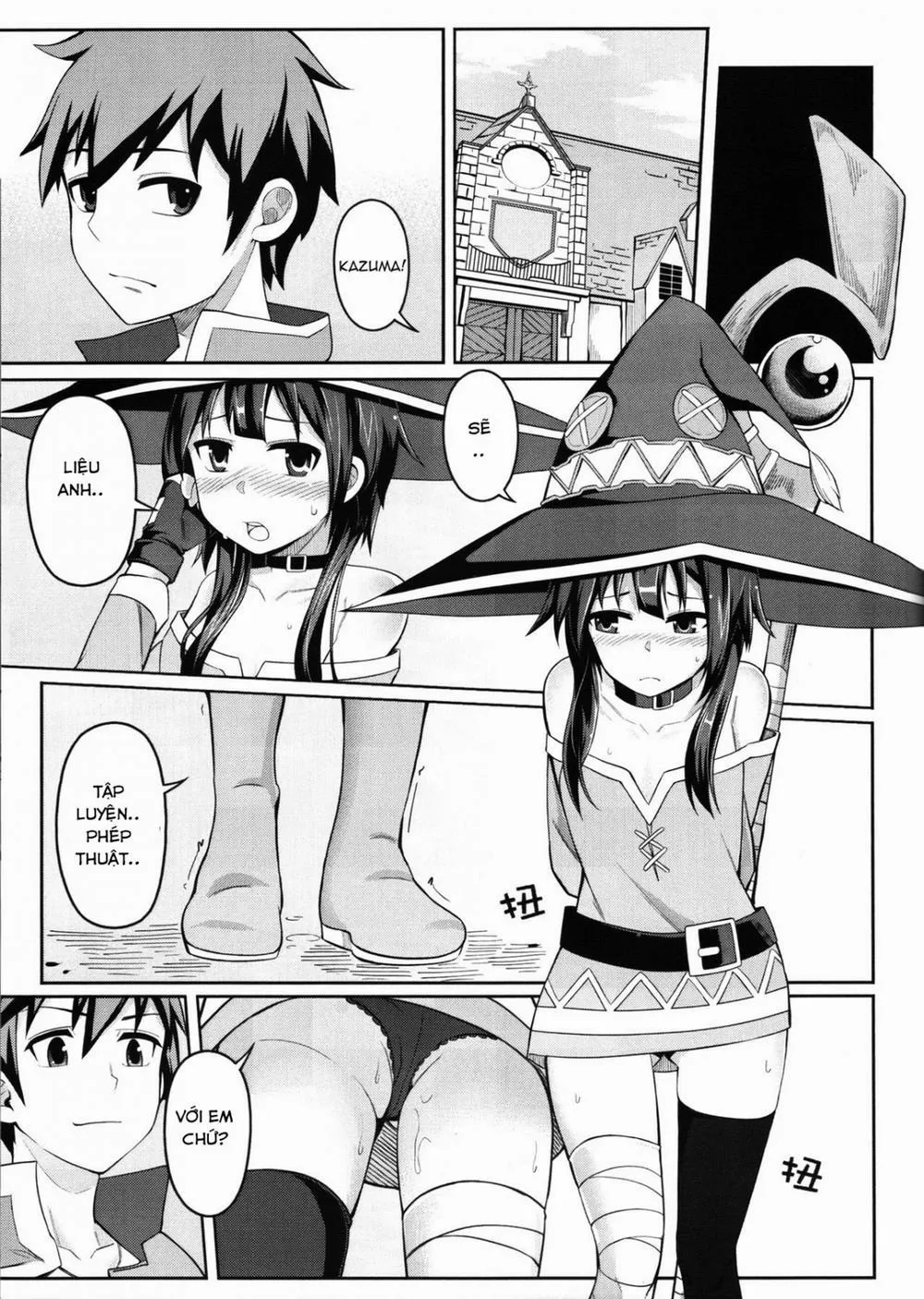 HentaiVN.net - Ảnh 15 - Kurenai Ma Bakuretsu Yume (Kono Subarashii Sekai ni Syukufuku o!) - Chap 1