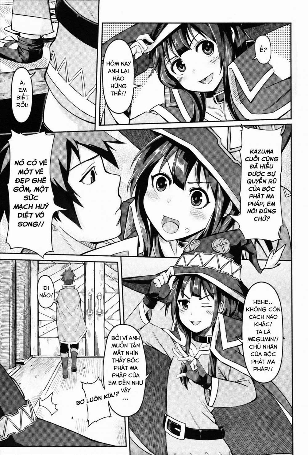 HentaiVN.net - Ảnh 5 - Kurenai Ma Bakuretsu Yume (Kono Subarashii Sekai ni Syukufuku o!) - Chap 1