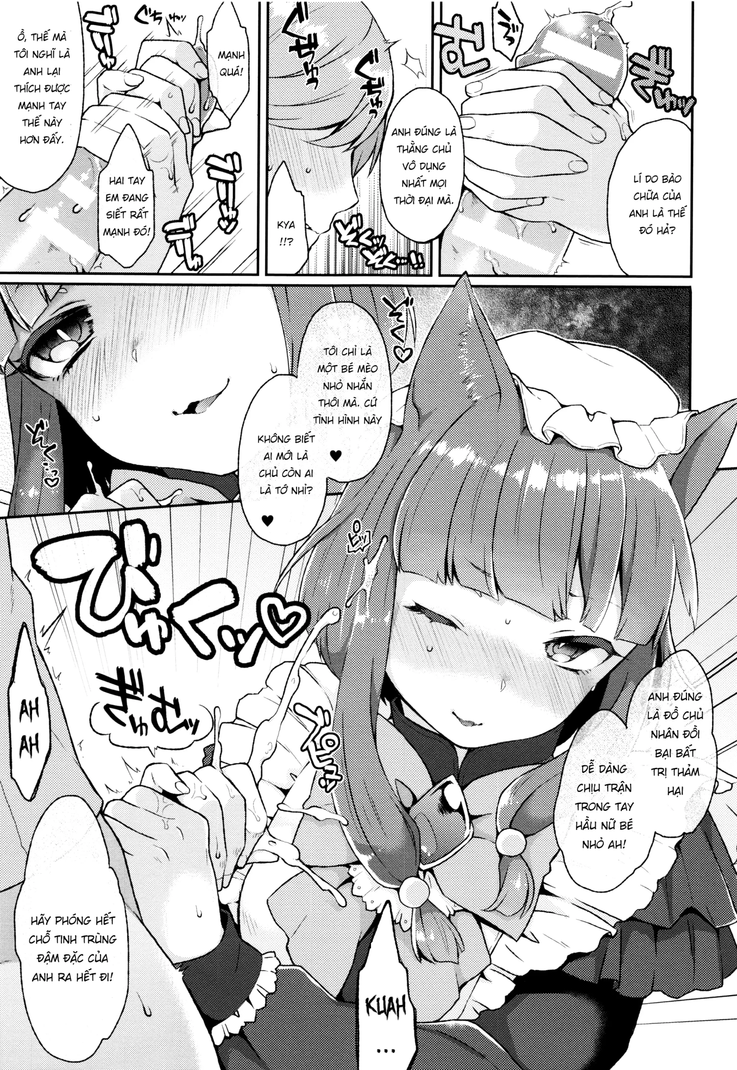 HentaiVN.net - Ảnh 6 - Thụ thai em mèo hầu nữ hứng tình - Chap 1