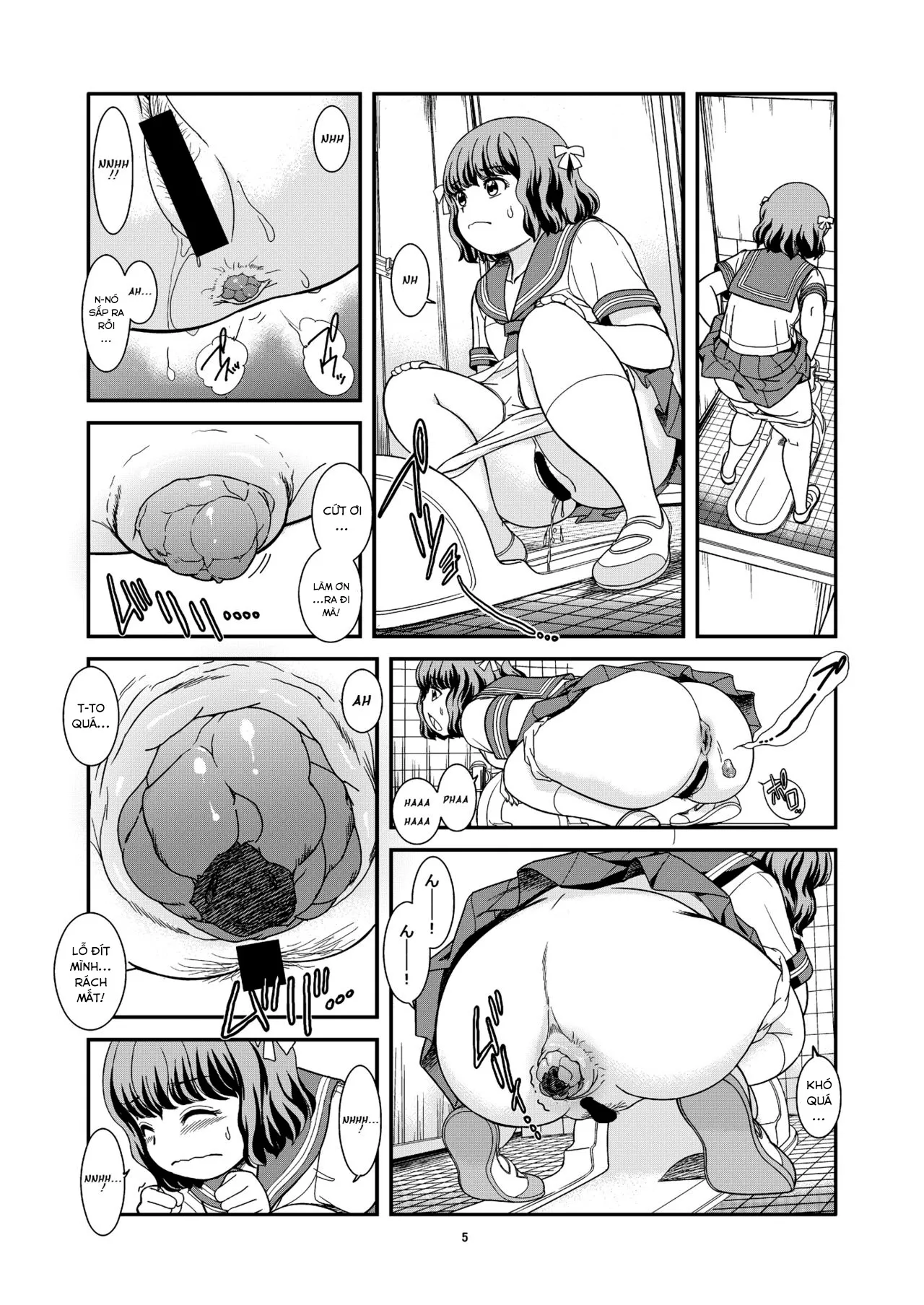 HentaiVN.net - Ảnh 7 - Benpi Musume [便秘娘] - Chap 1