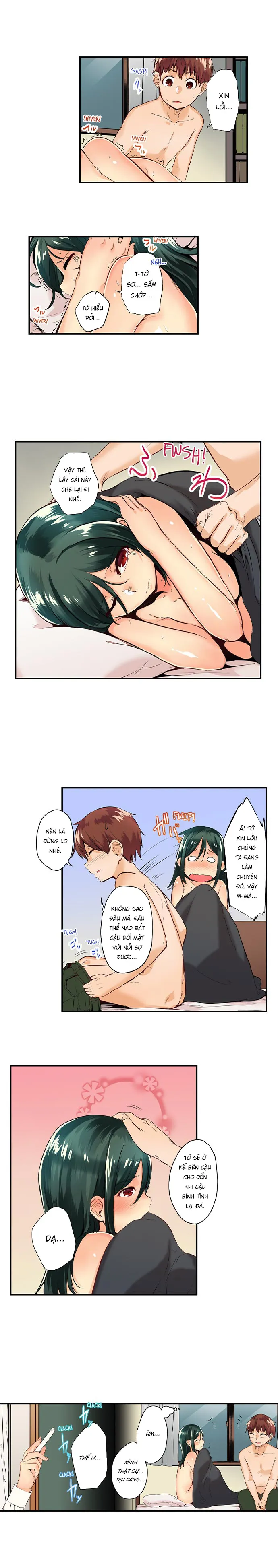 HentaiVN.net - Ảnh 4 - Tối nay tớ lẻn vào phòng cậu nhé? [May i sneak into your room tonight?] - Chap 4