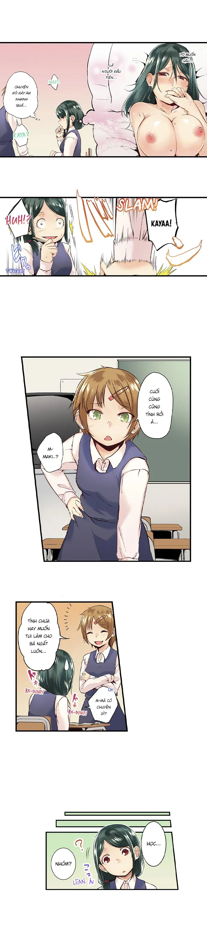 HentaiVN.net - Ảnh 6 - Tối nay tớ lẻn vào phòng cậu nhé? [May i sneak into your room tonight?] - Chap 4