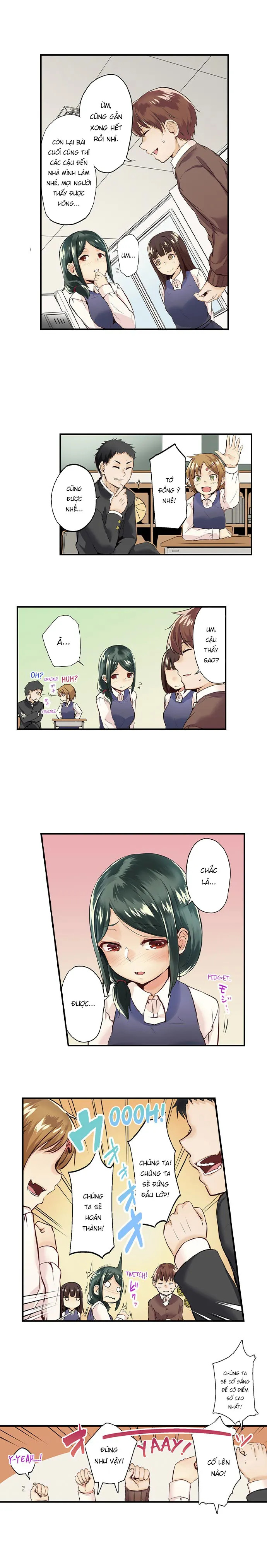 HentaiVN.net - Ảnh 7 - Tối nay tớ lẻn vào phòng cậu nhé? [May i sneak into your room tonight?] - Chap 4