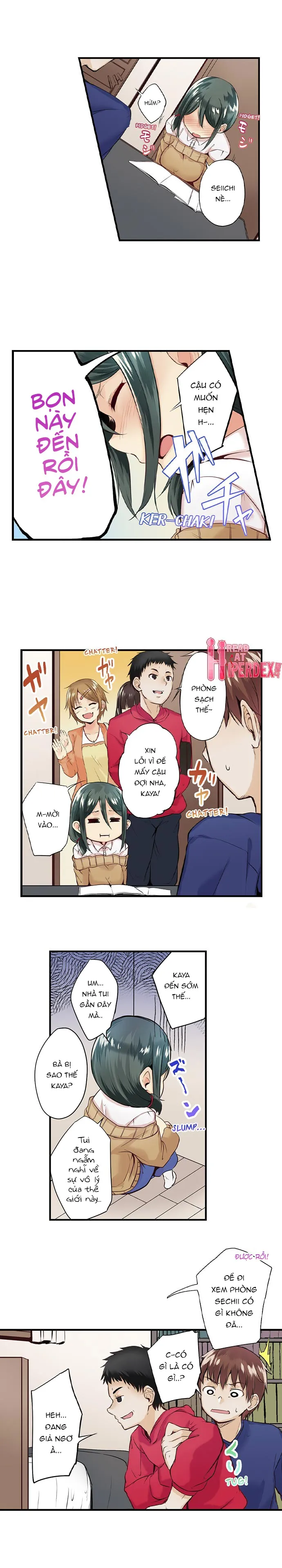 HentaiVN.net - Ảnh 4 - Tối nay tớ lẻn vào phòng cậu nhé? [May i sneak into your room tonight?] - Chap 5