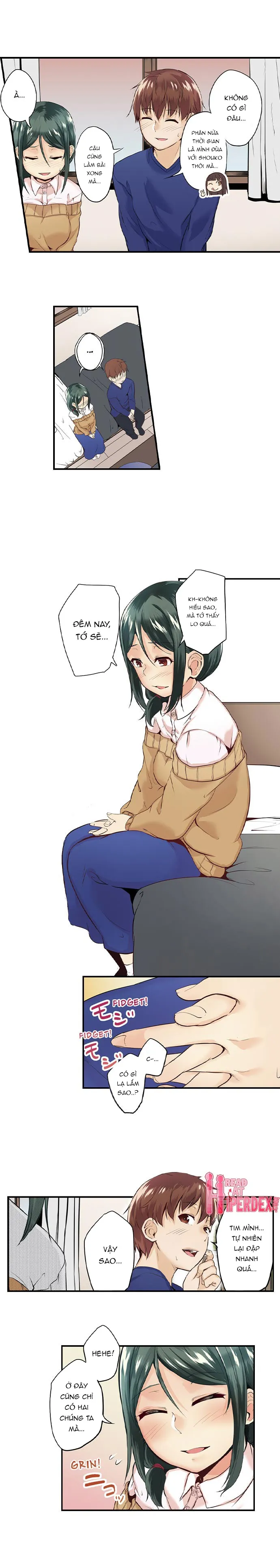 HentaiVN.net - Ảnh 8 - Tối nay tớ lẻn vào phòng cậu nhé? [May i sneak into your room tonight?] - Chap 5