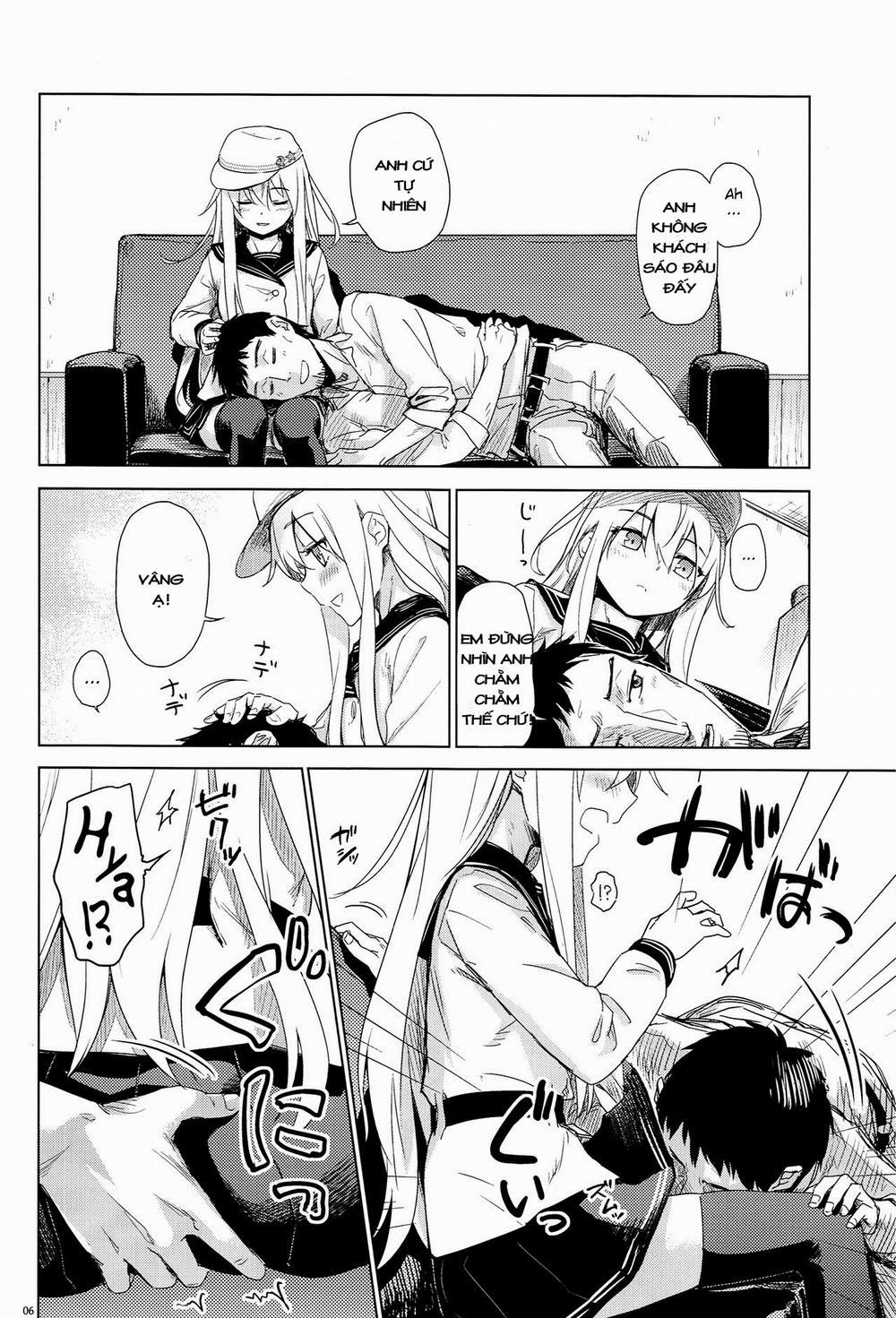 HentaiVN.net - Ảnh 3 - Watashi no Hiza o Kasouka? (Kantai Collection -KanColle-) [Shall I Lend You My Lap?] - Chap 1