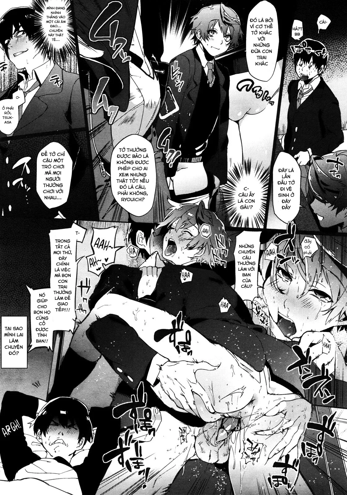 HentaiVN.net - Ảnh 3 - Yuujou Chuudoku Shoureisha [A Case of Someone Getting Addicted to Friendship] - Chap 1