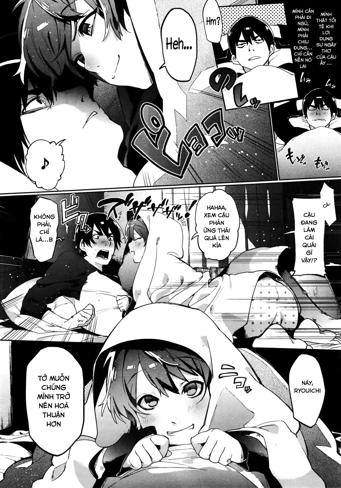 HentaiVN.net - Ảnh 4 - Yuujou Chuudoku Shoureisha [A Case of Someone Getting Addicted to Friendship] - Chap 1