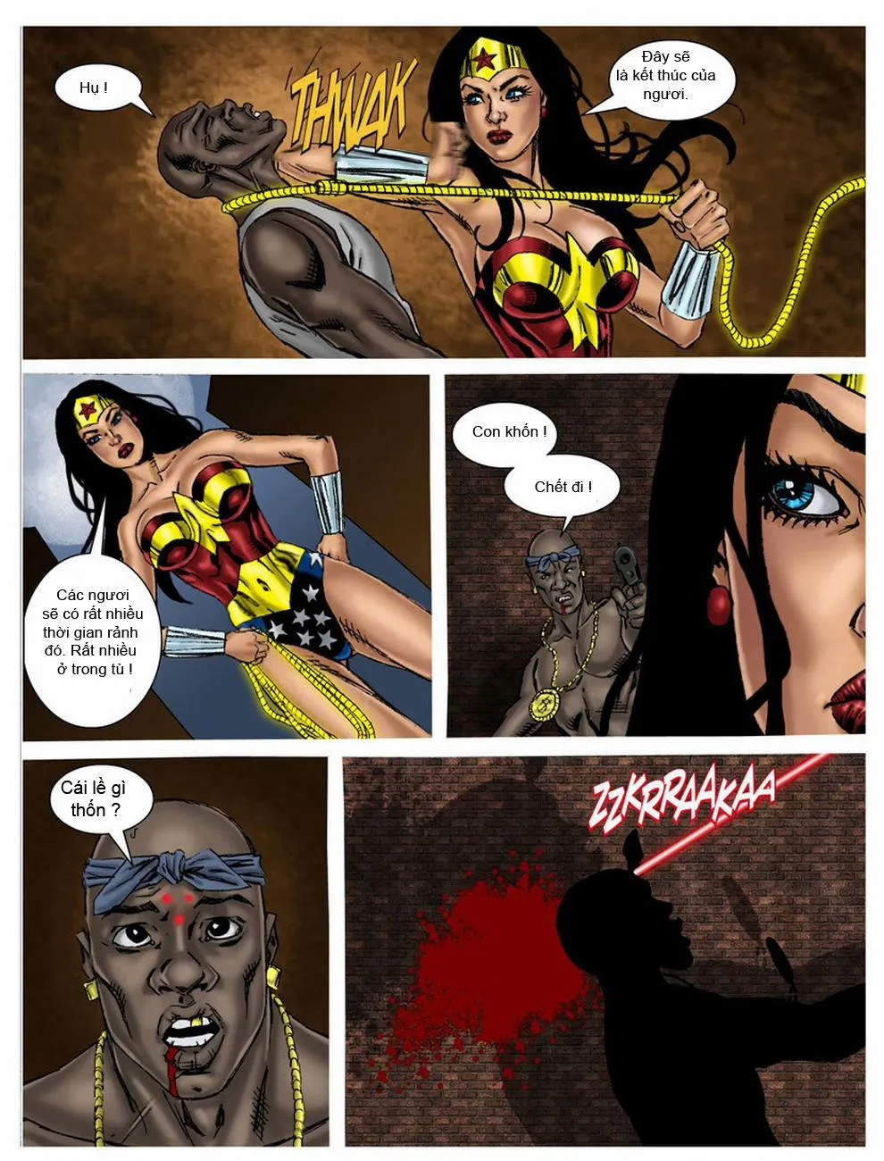 HentaiVN.net - Ảnh 11 - In The Clutches Of The Predator (Wonder Woman) -Full Color - Chap 1