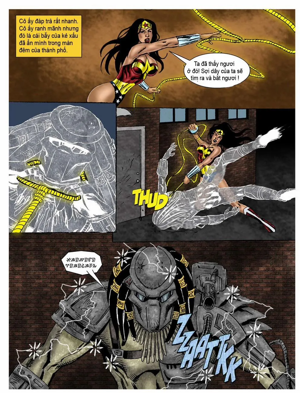 HentaiVN.net - Ảnh 13 - In The Clutches Of The Predator (Wonder Woman) -Full Color - Chap 1