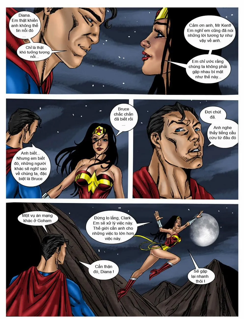 HentaiVN.net - Ảnh 4 - In The Clutches Of The Predator (Wonder Woman) -Full Color - Chap 1