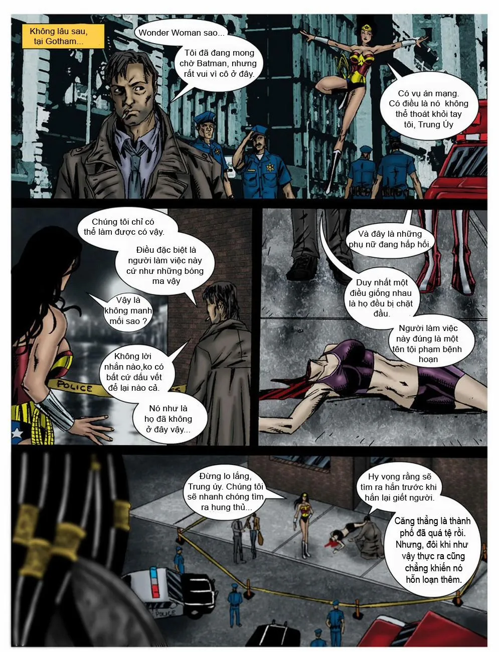 HentaiVN.net - Ảnh 5 - In The Clutches Of The Predator (Wonder Woman) -Full Color - Chap 1