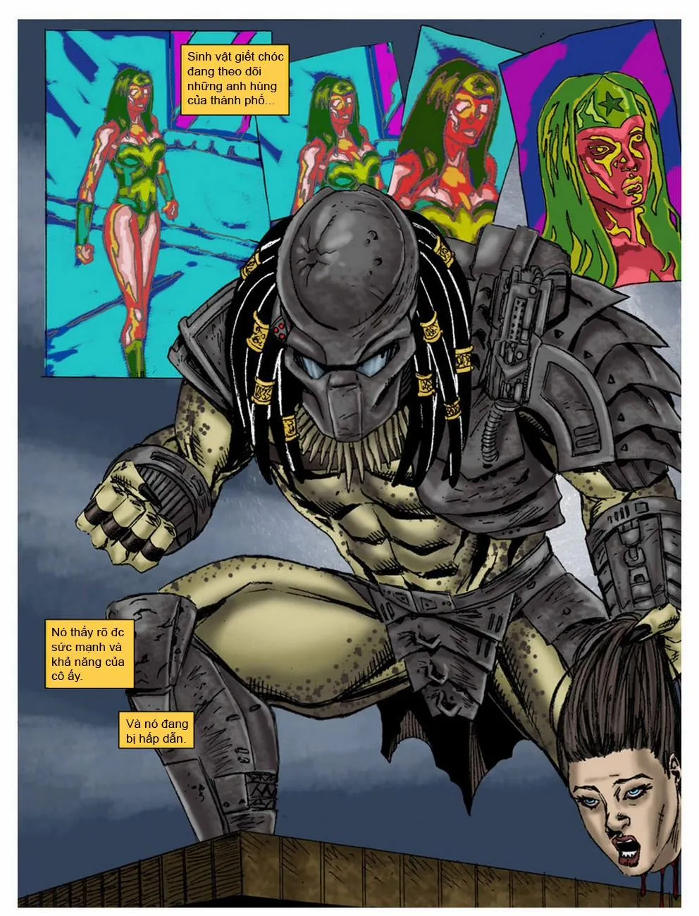 HentaiVN.net - Ảnh 6 - In The Clutches Of The Predator (Wonder Woman) -Full Color - Chap 1
