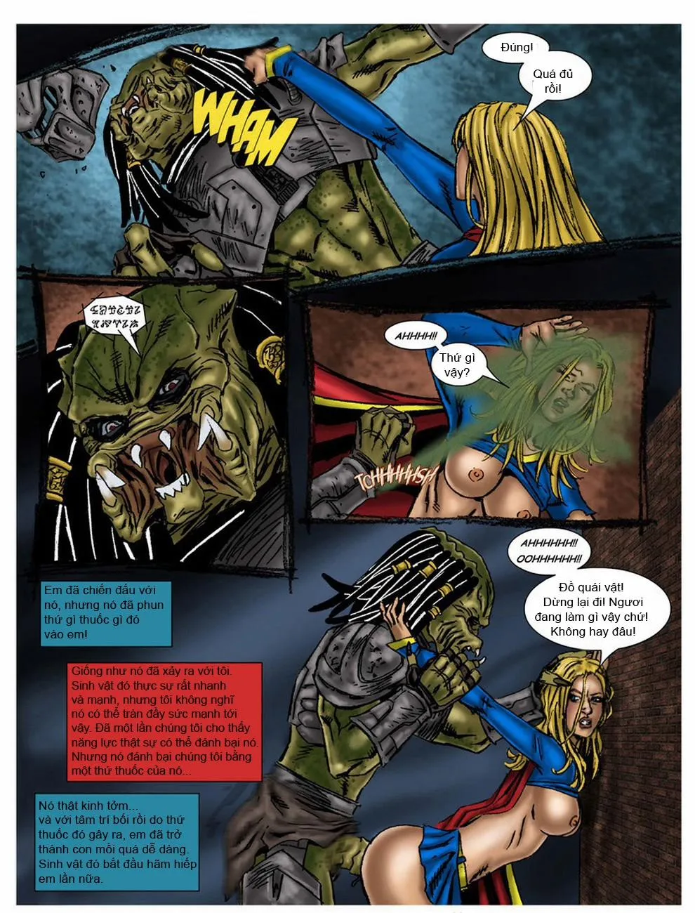 HentaiVN.net - Ảnh 20 - In The Clutches Of The Predator (Wonder Woman) -Full Color - Chap 2