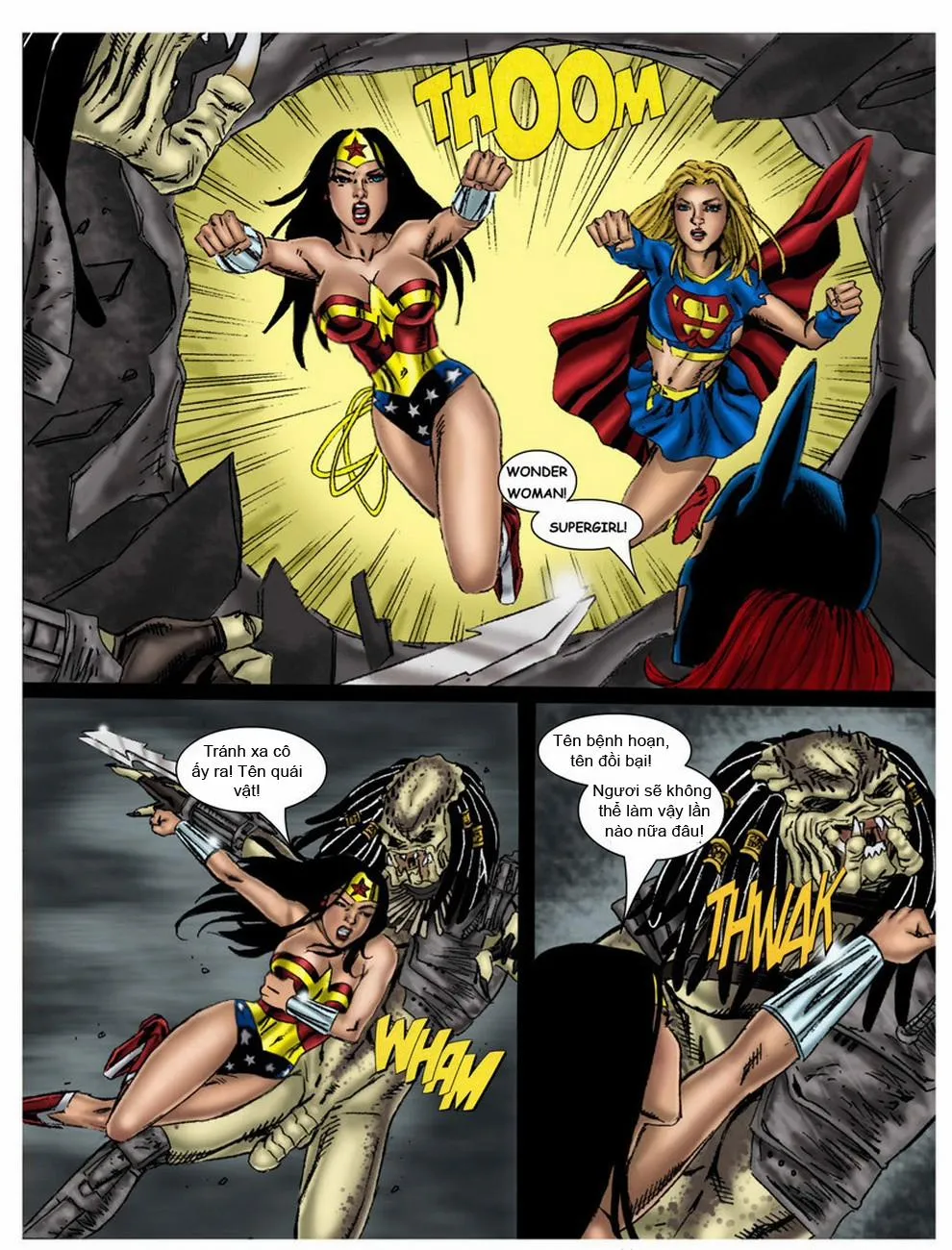 HentaiVN.net - Ảnh 24 - In The Clutches Of The Predator (Wonder Woman) -Full Color - Chap 2