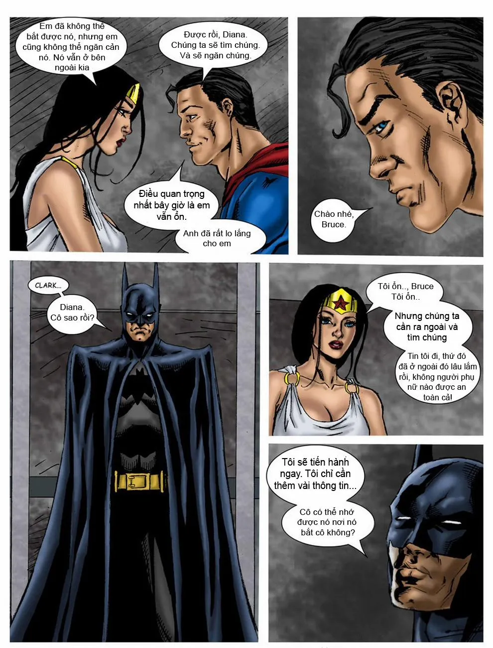 HentaiVN.net - Ảnh 3 - In The Clutches Of The Predator (Wonder Woman) -Full Color - Chap 2