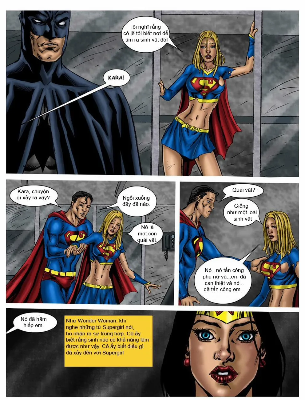 HentaiVN.net - Ảnh 4 - In The Clutches Of The Predator (Wonder Woman) -Full Color - Chap 2