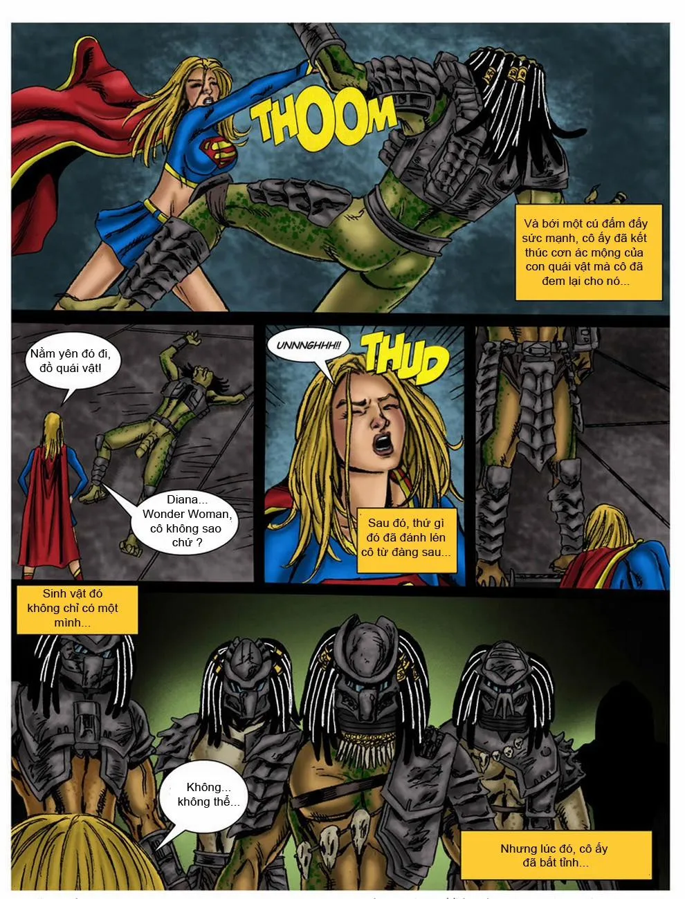 HentaiVN.net - Ảnh 24 - In The Clutches Of The Predator (Wonder Woman) -Full Color - Chap 3
