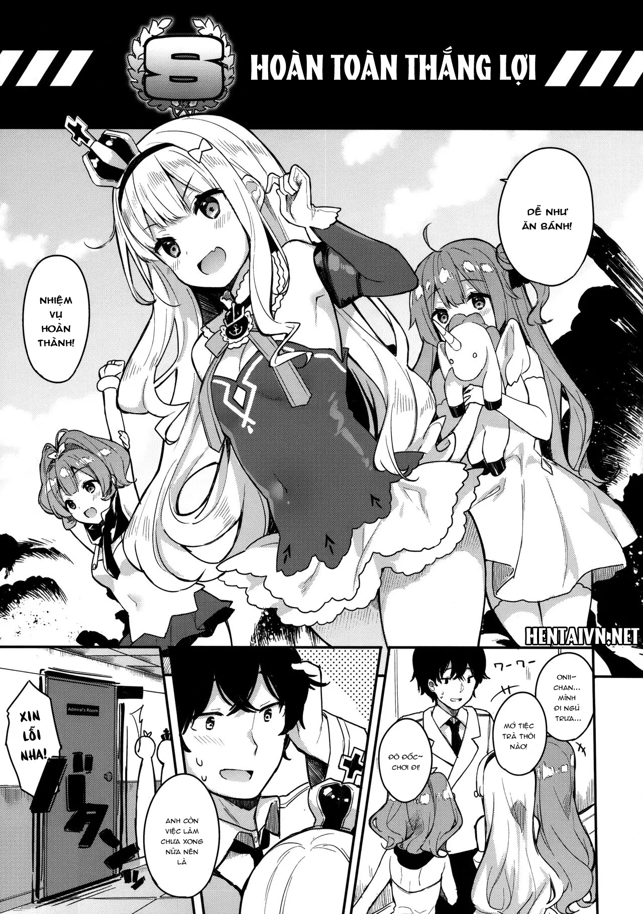 HentaiVN.net - Ảnh 4 - Gohoushi no Itashikata (Azur Lane) [Phục Vụ Đúng Cách (Không Che)] - Chap 1
