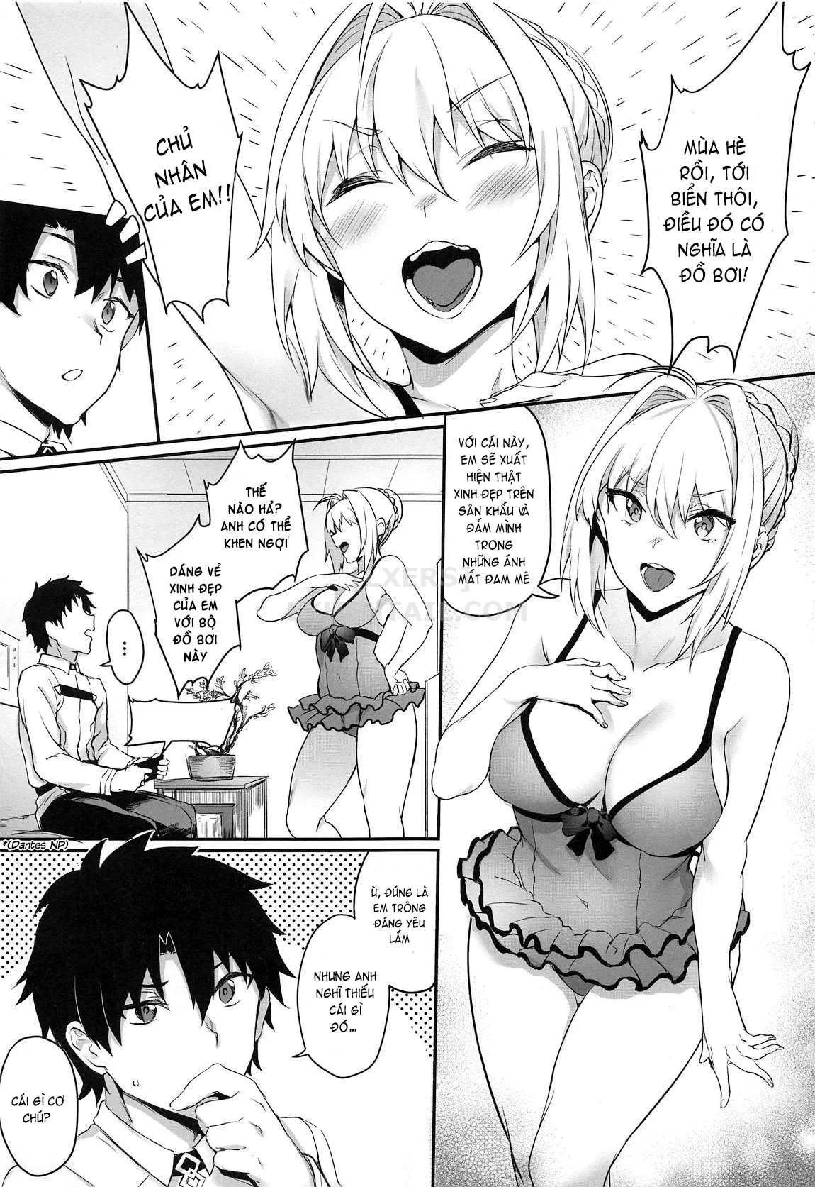 HentaiVN.net - Ảnh 3 - Koutei No Atarashii Mizugi [The Emperor’s New Swimsuit] - Chap 1