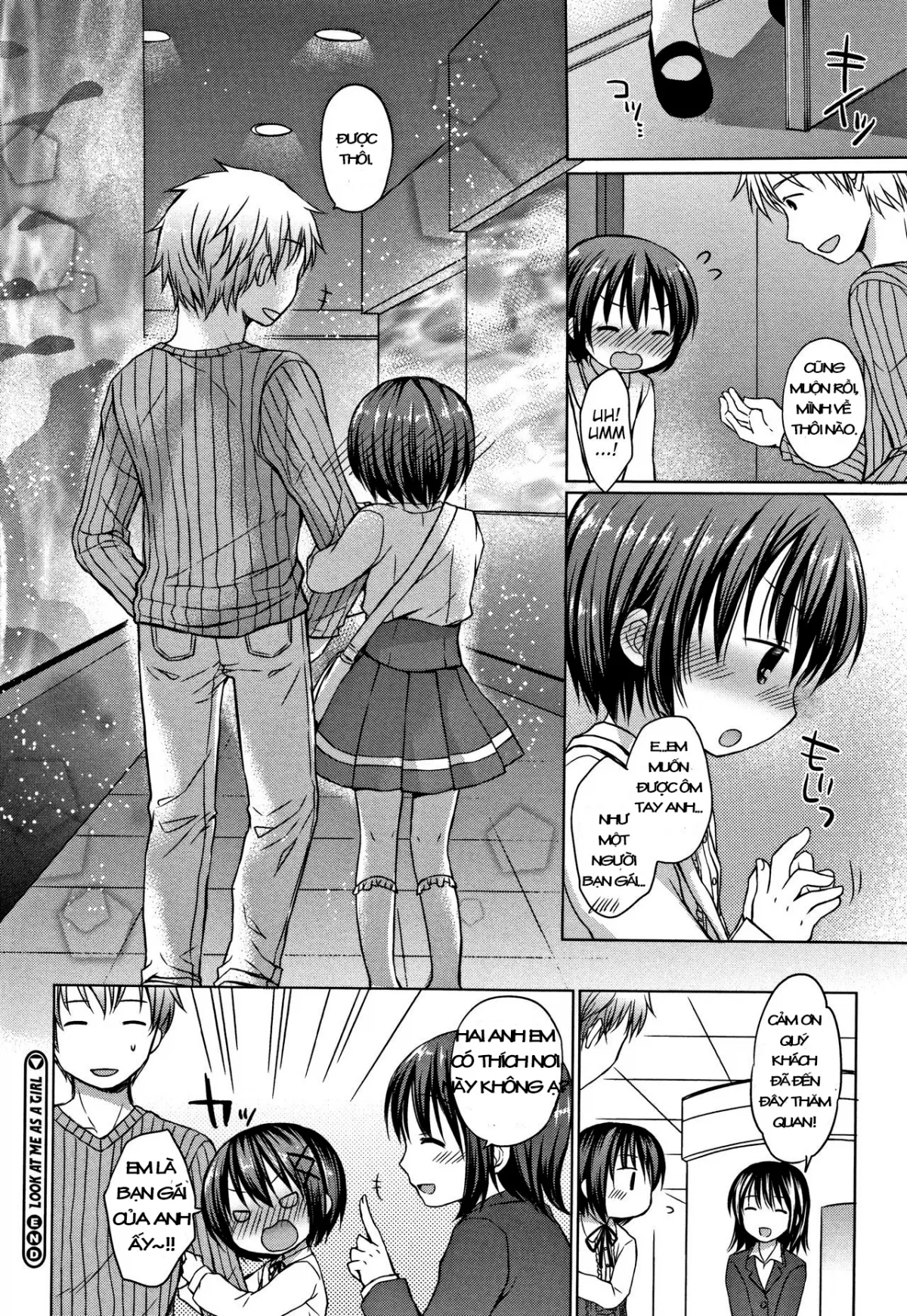 HentaiVN.net - Ảnh 21 - Hãy coi em như một người con gái đi [Onnanoko na Boku o Mite ; Look at Me as a Girl] - Chap 1
