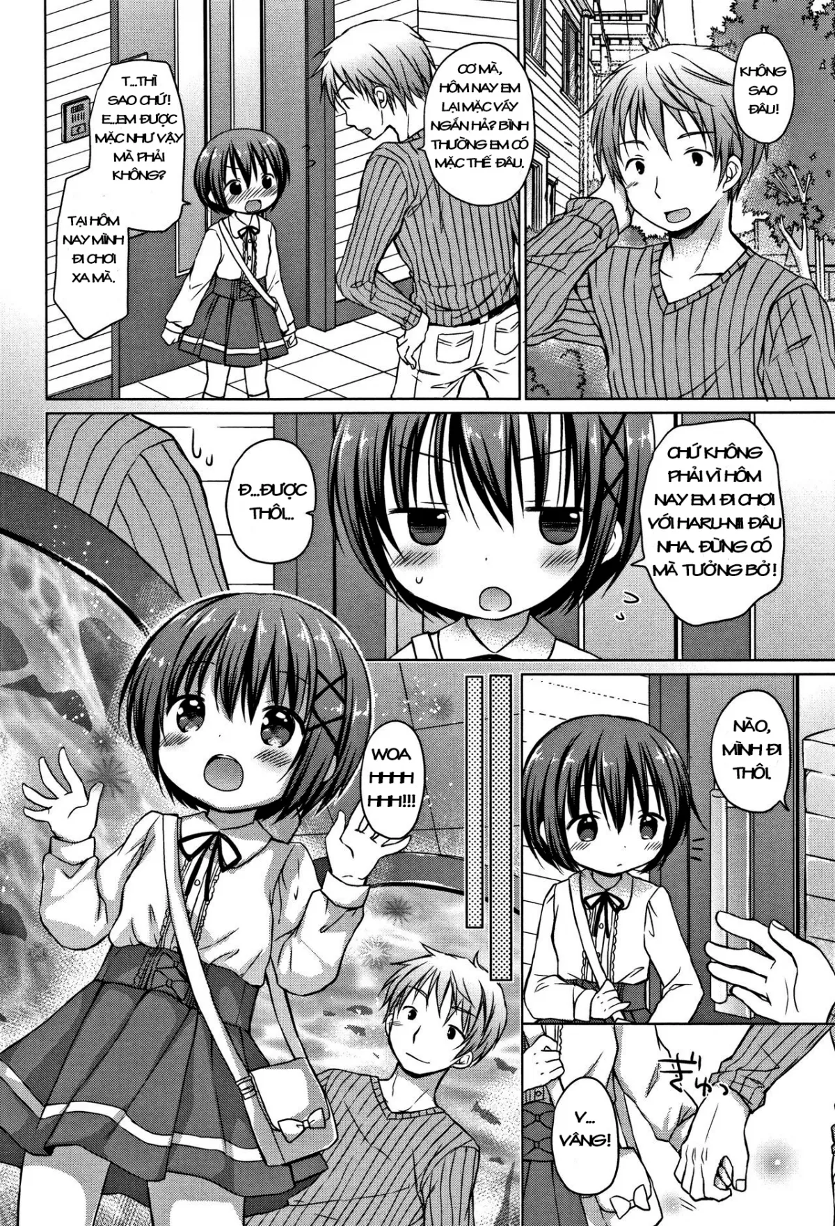 HentaiVN.net - Ảnh 3 - Hãy coi em như một người con gái đi [Onnanoko na Boku o Mite ; Look at Me as a Girl] - Chap 1