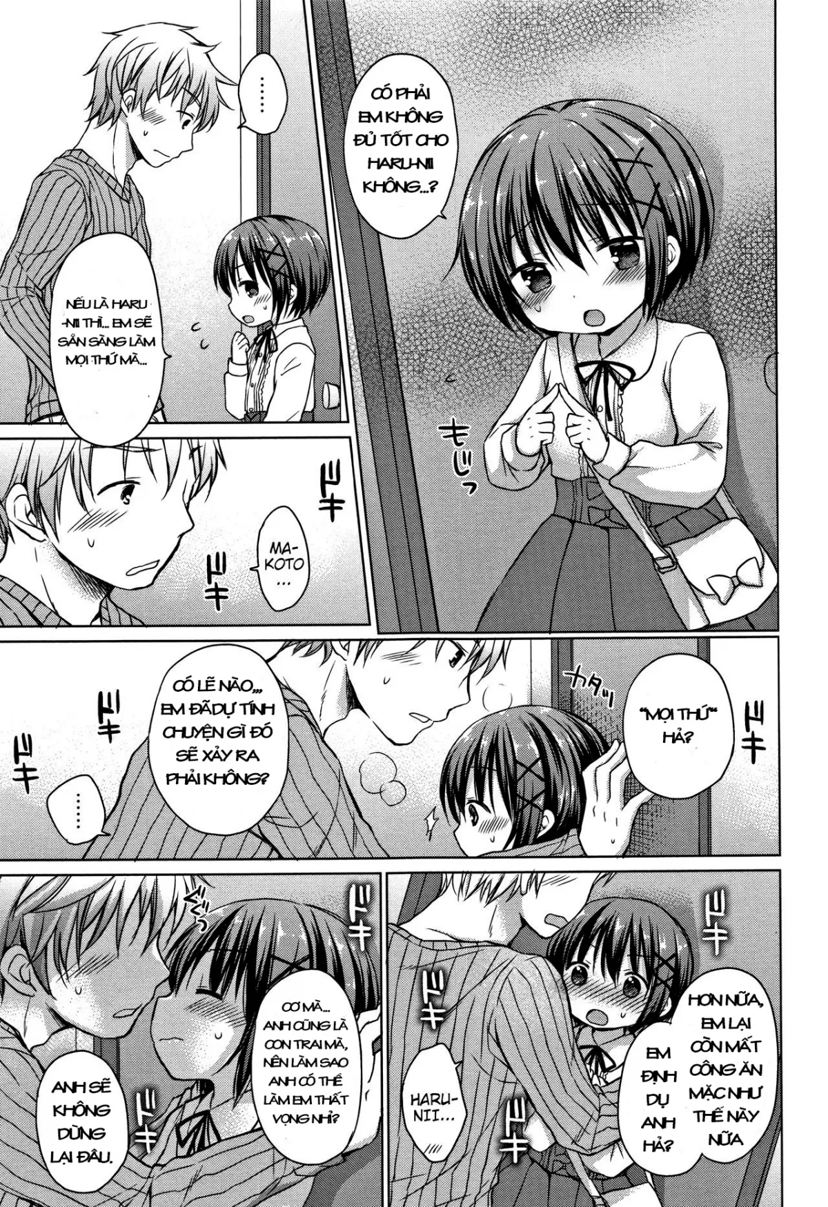 HentaiVN.net - Ảnh 6 - Hãy coi em như một người con gái đi [Onnanoko na Boku o Mite ; Look at Me as a Girl] - Chap 1