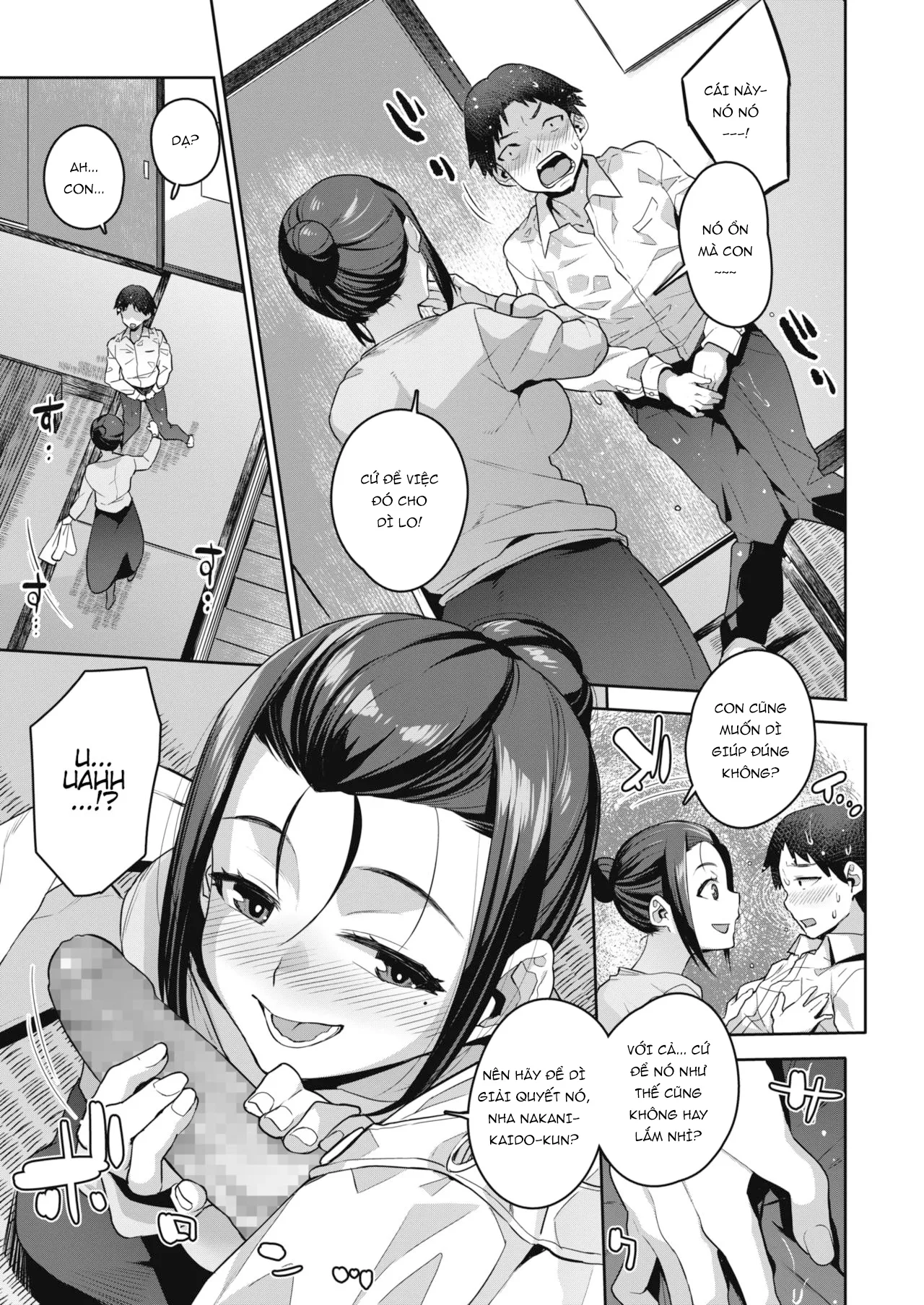 HentaiVN.net - Ảnh 11 - Yuujin no Okaa-san to... - Chap 1