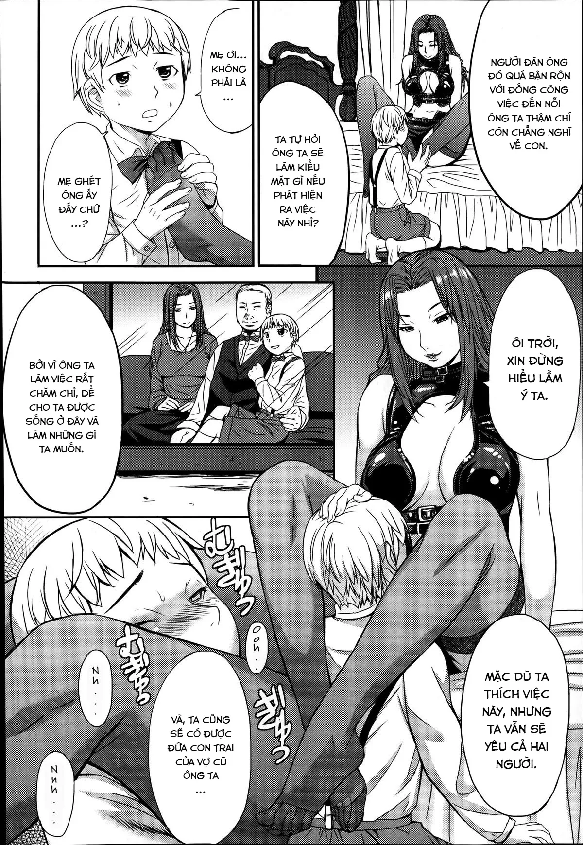 HentaiVN.net - Ảnh 5 - Haha to ko no Jikan [Mother and Son Time, 母と子の時間] - Chap 1
