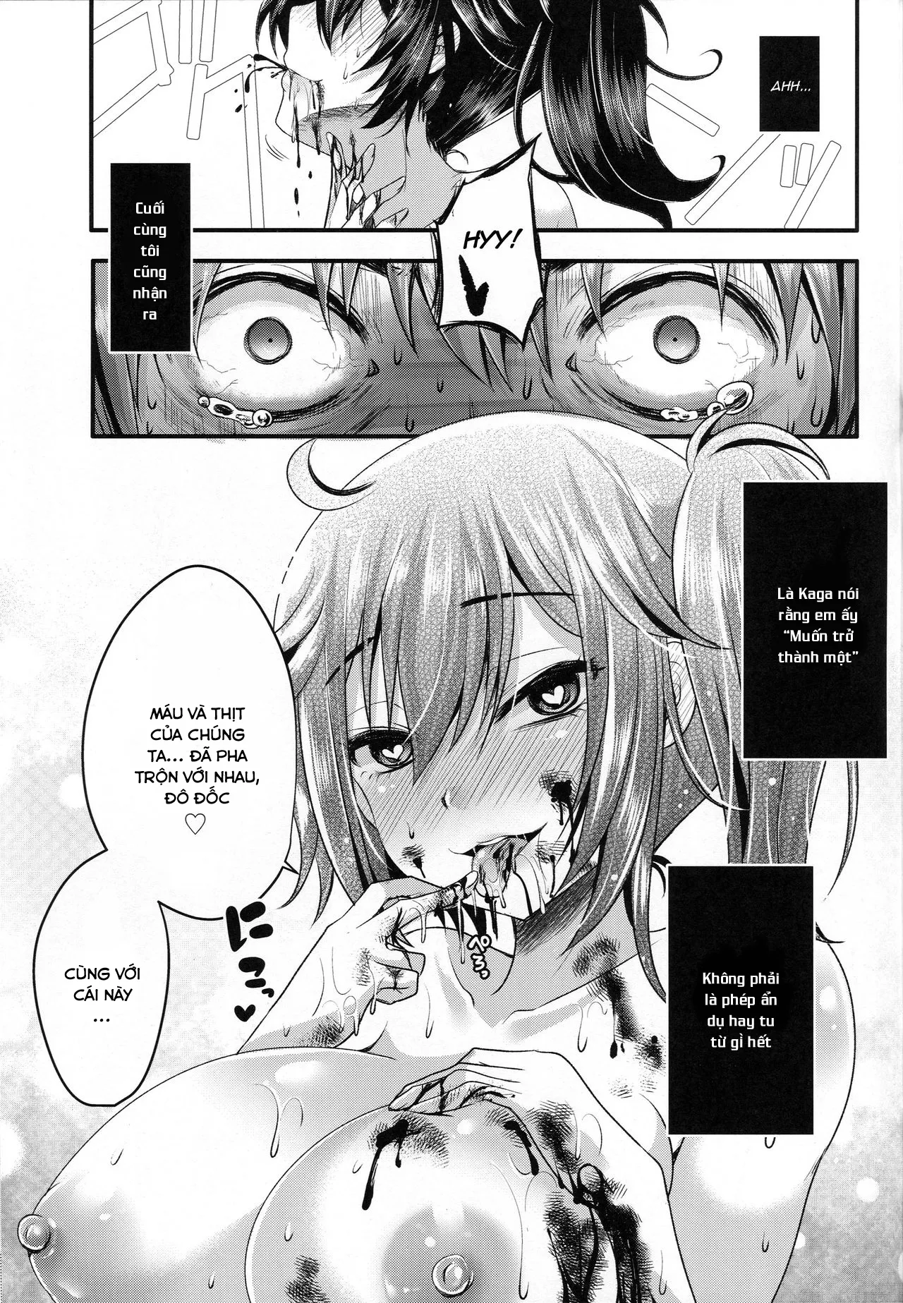 HentaiVN.net - Ảnh 20 - Ketsuniku no Yuugou (Kantai Collection -KanColle-) - Chap 1