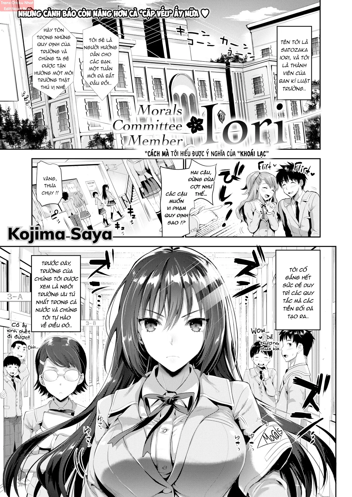 HentaiVN.net - Ảnh 3 - Morals Comittee Member Iori - Chap 1