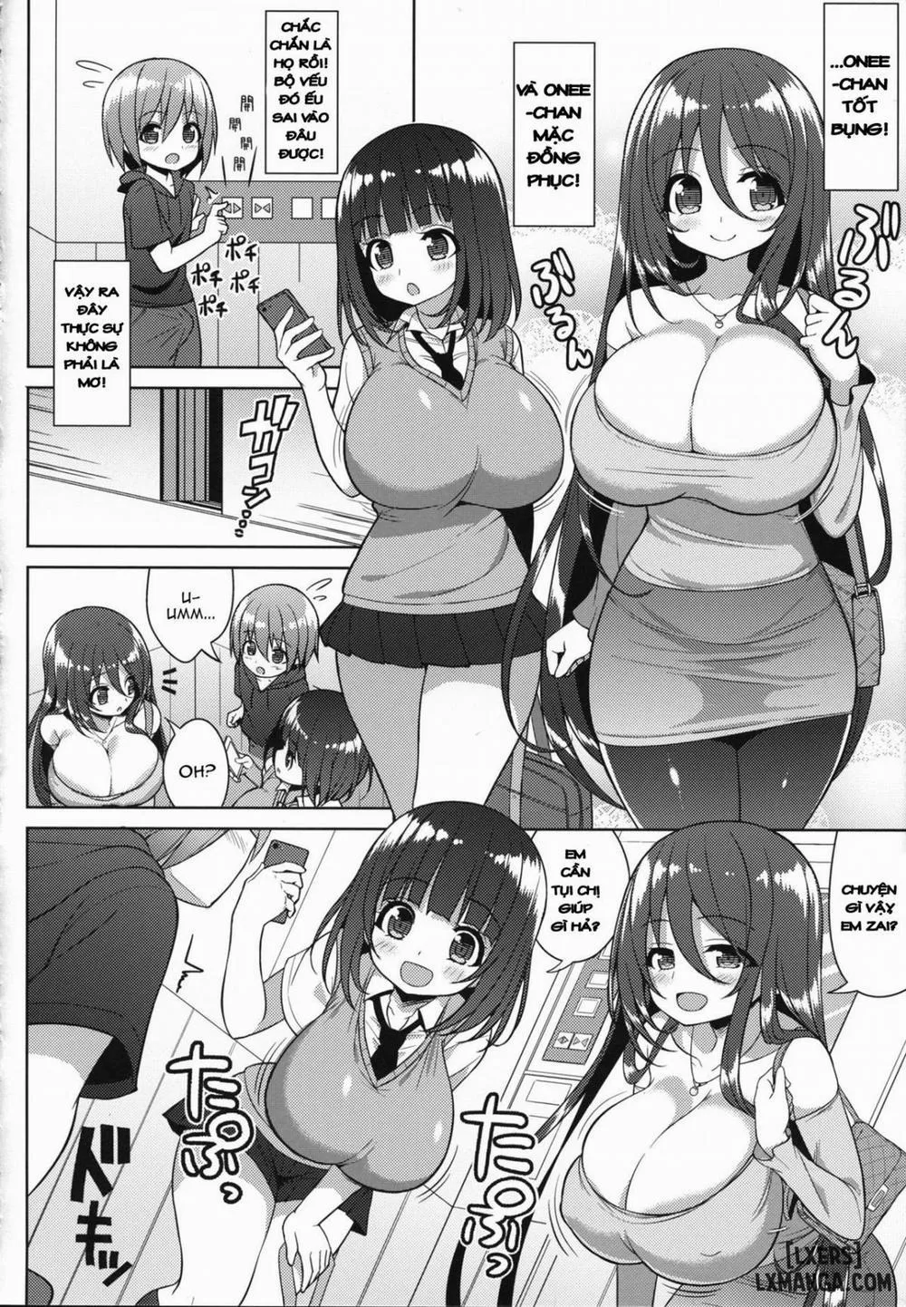 HentaiVN.net - Ảnh 5 - Onee-san to Onee-chan de Sandwich - Chap 1