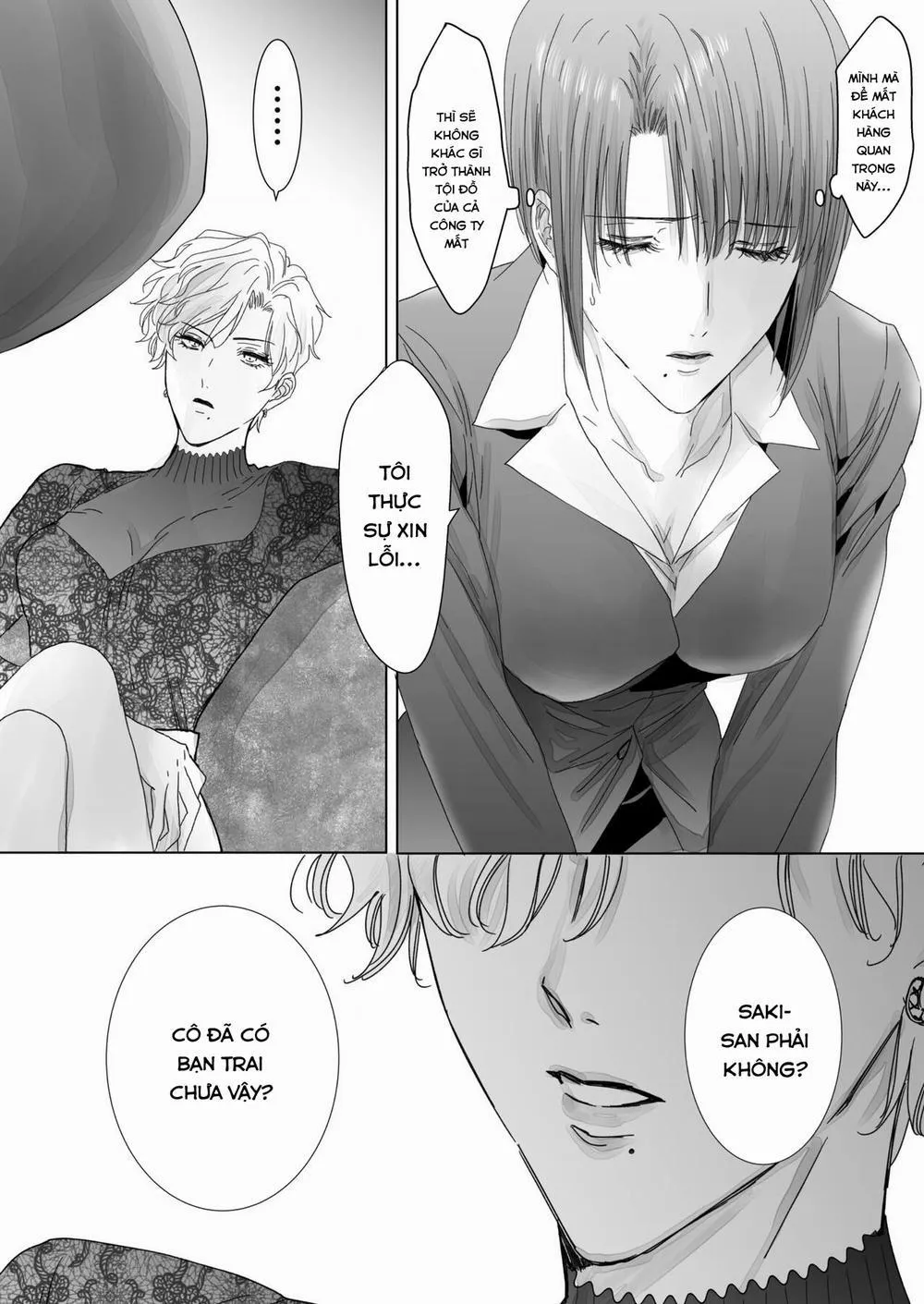 HentaiVN.net - Ảnh 14 - Nonke Onna, Lesbian Hitozuma ni NTR masu - Chap 1